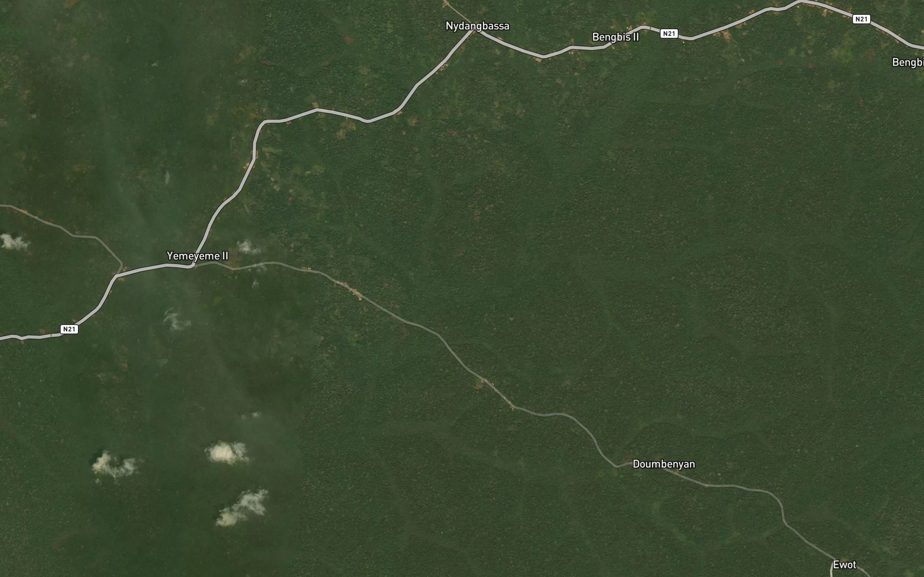Satellite map of the Meuyeuleu