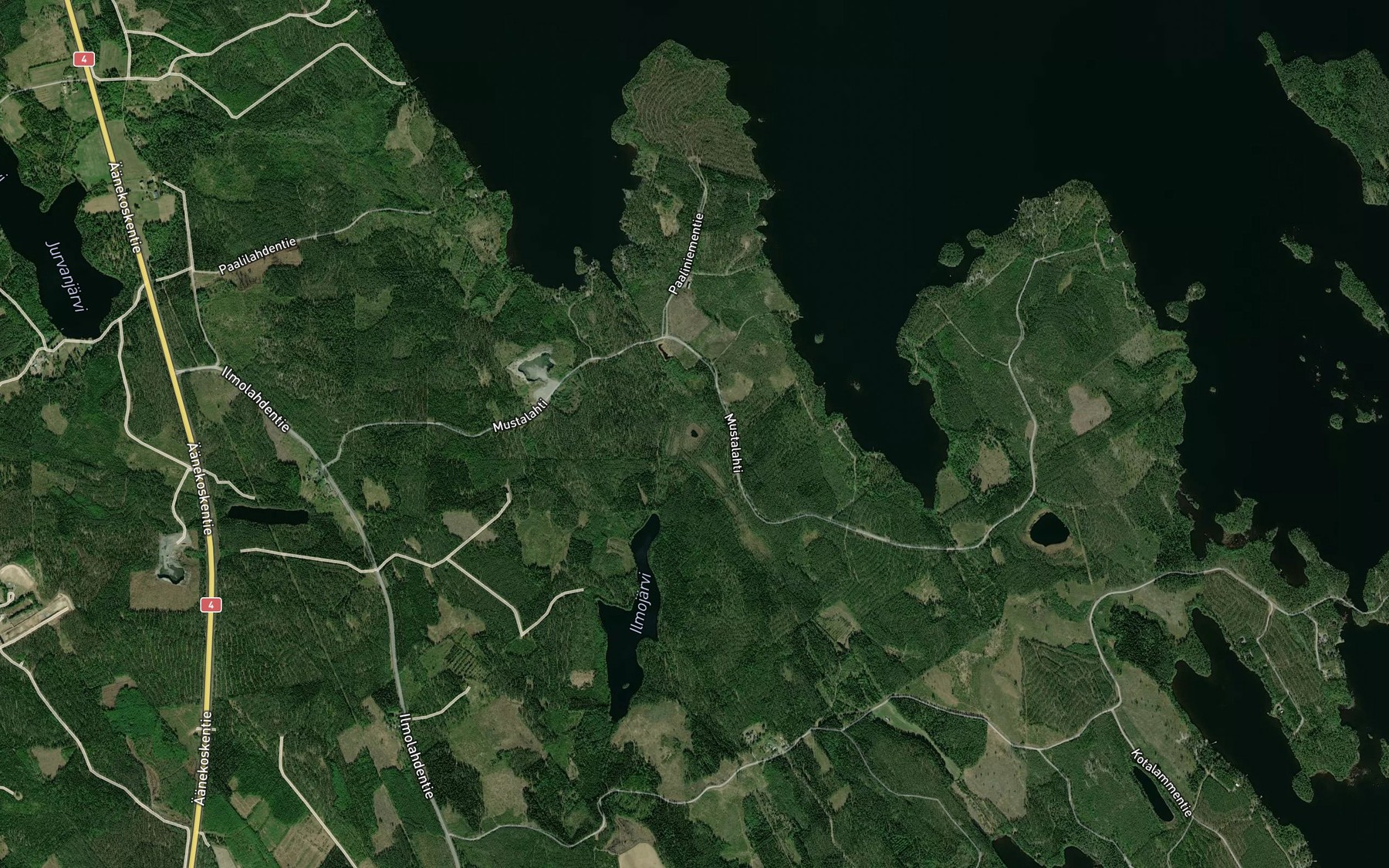 Satellite map of the Putikonlampi
