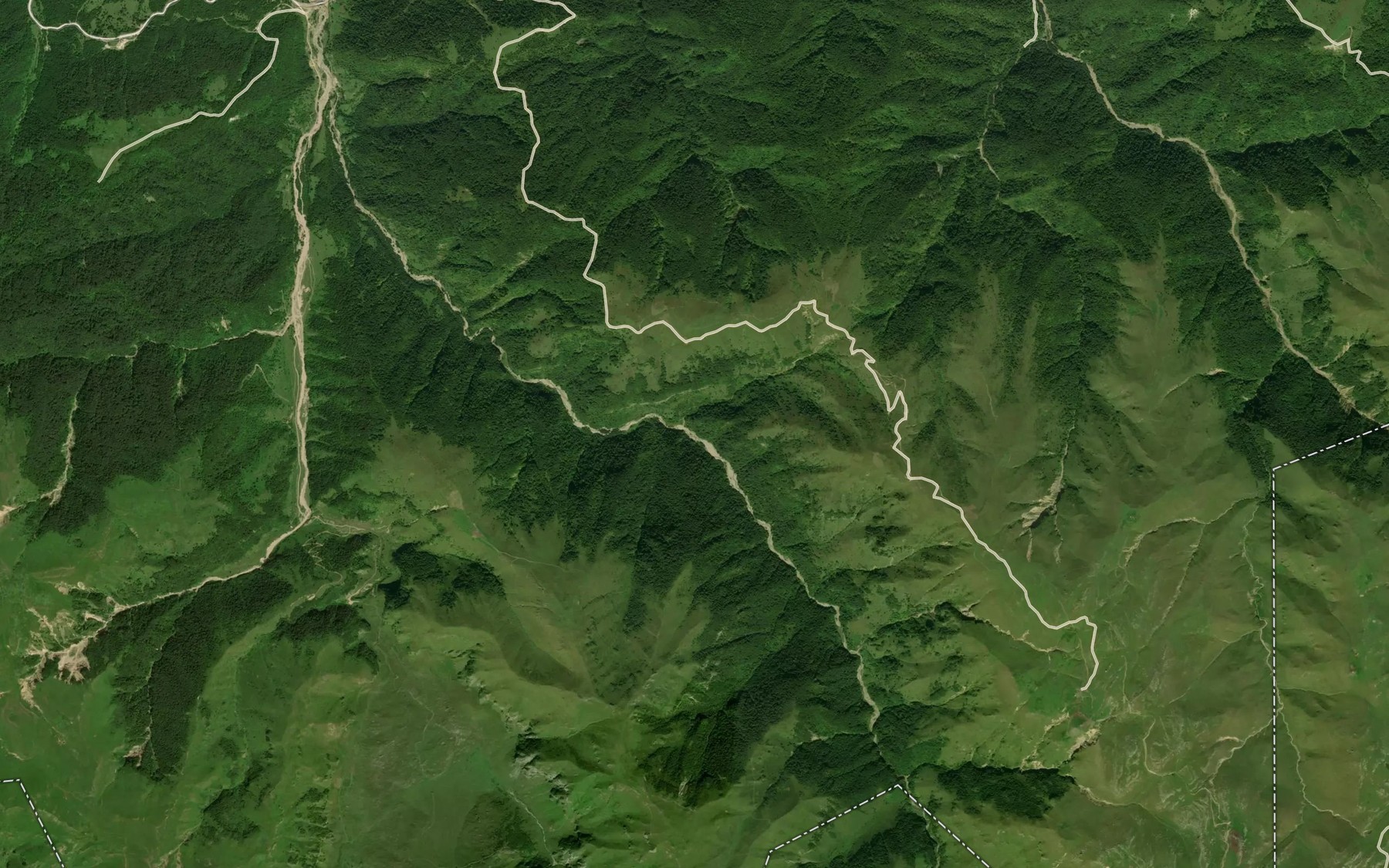 Satellite map of the Unkubutii