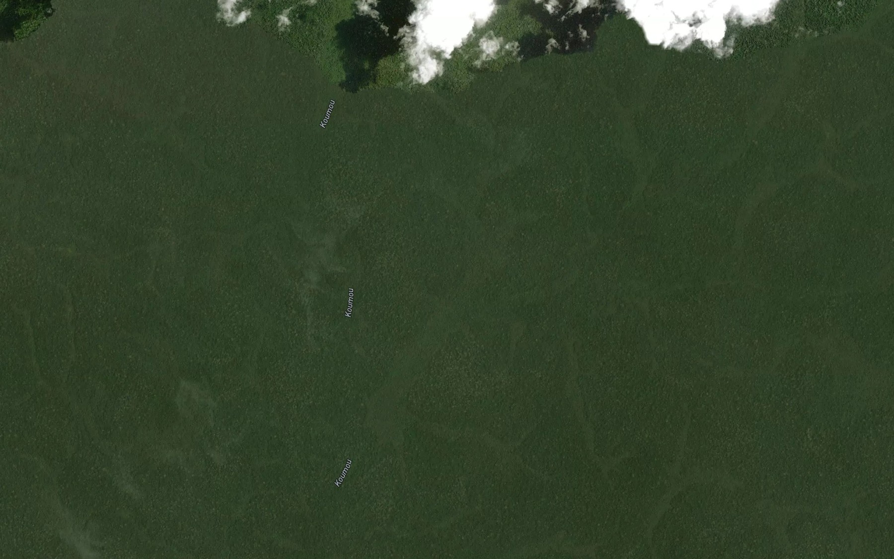 Satellite map of the Metou