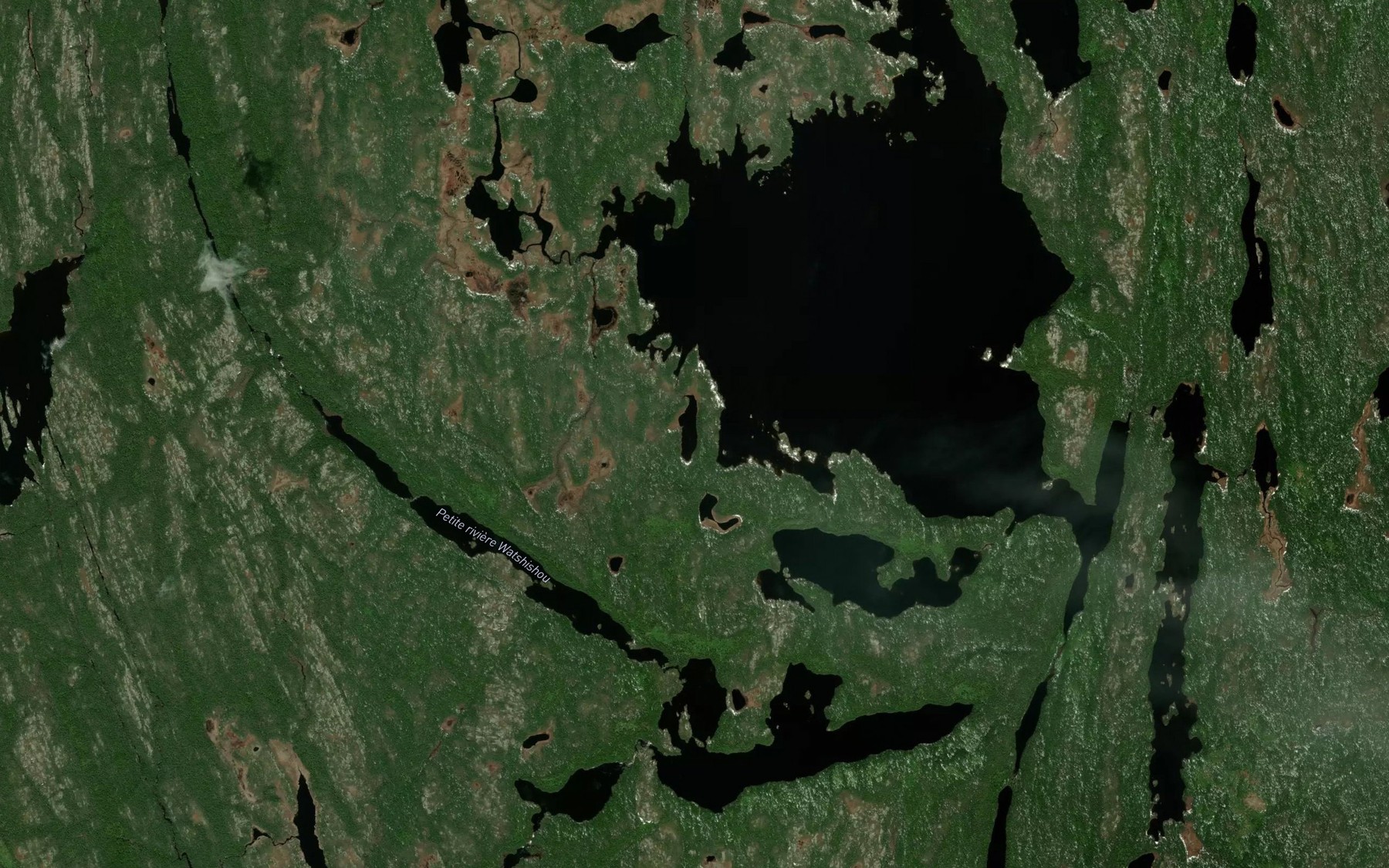 Satellite map of the Lac Gal