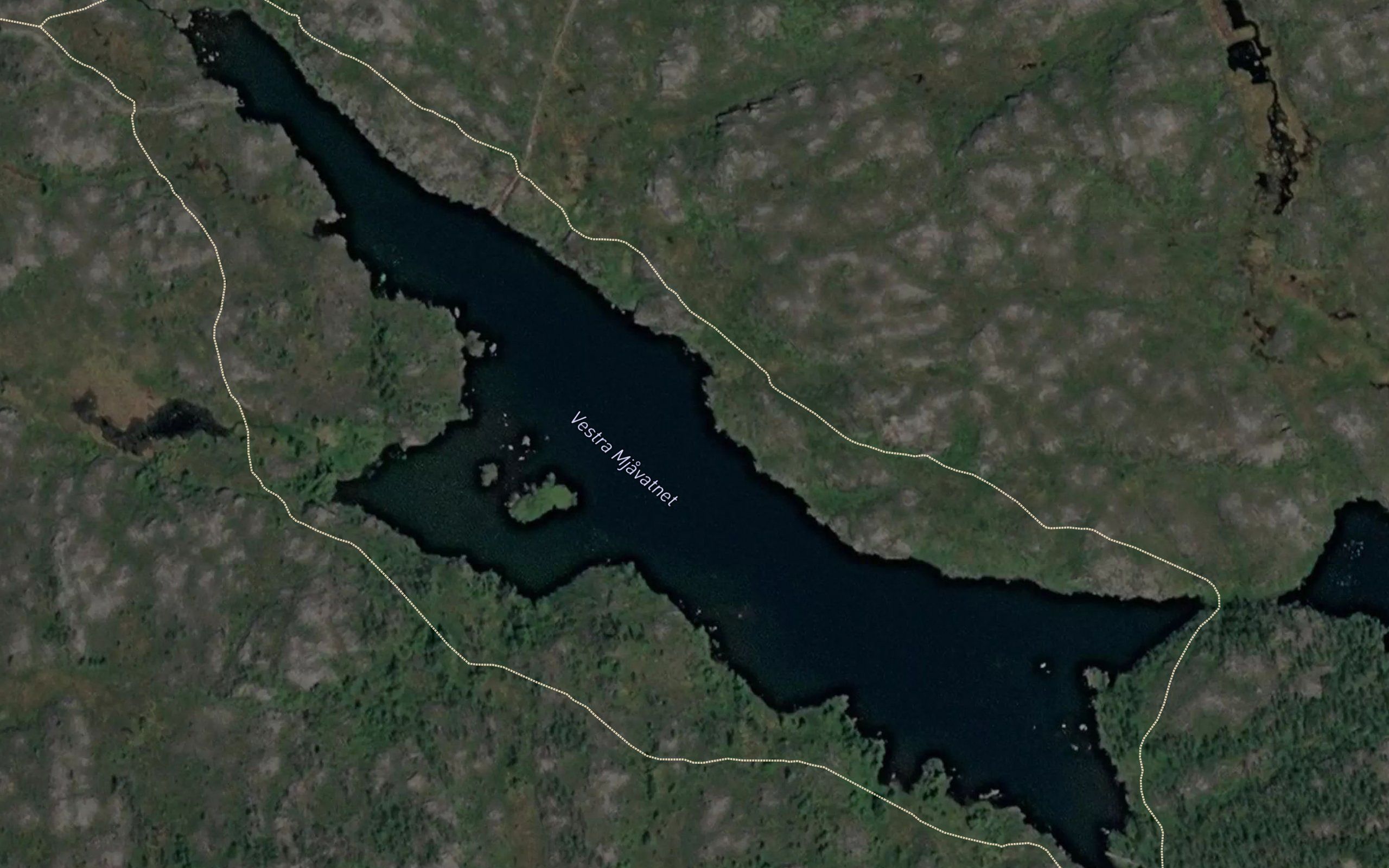 Mjavatnet,vestra