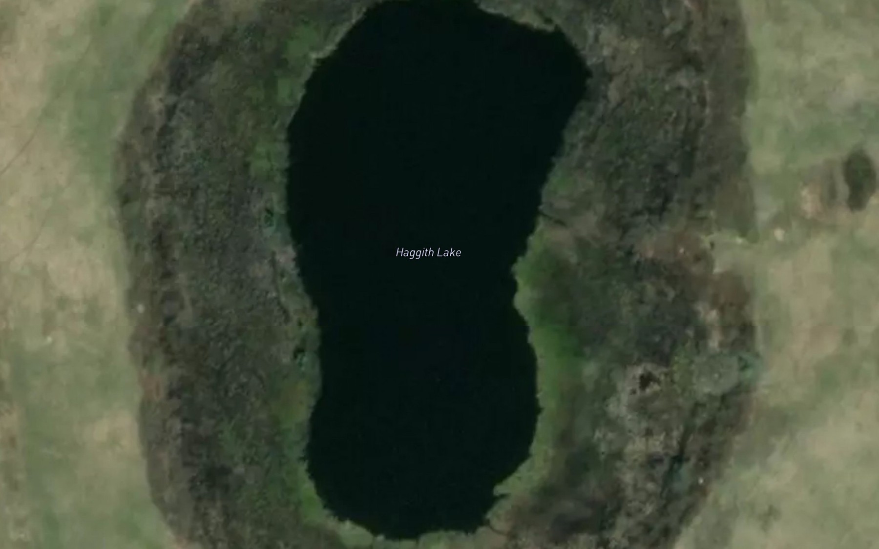 Satellite map of the Haggith Lake