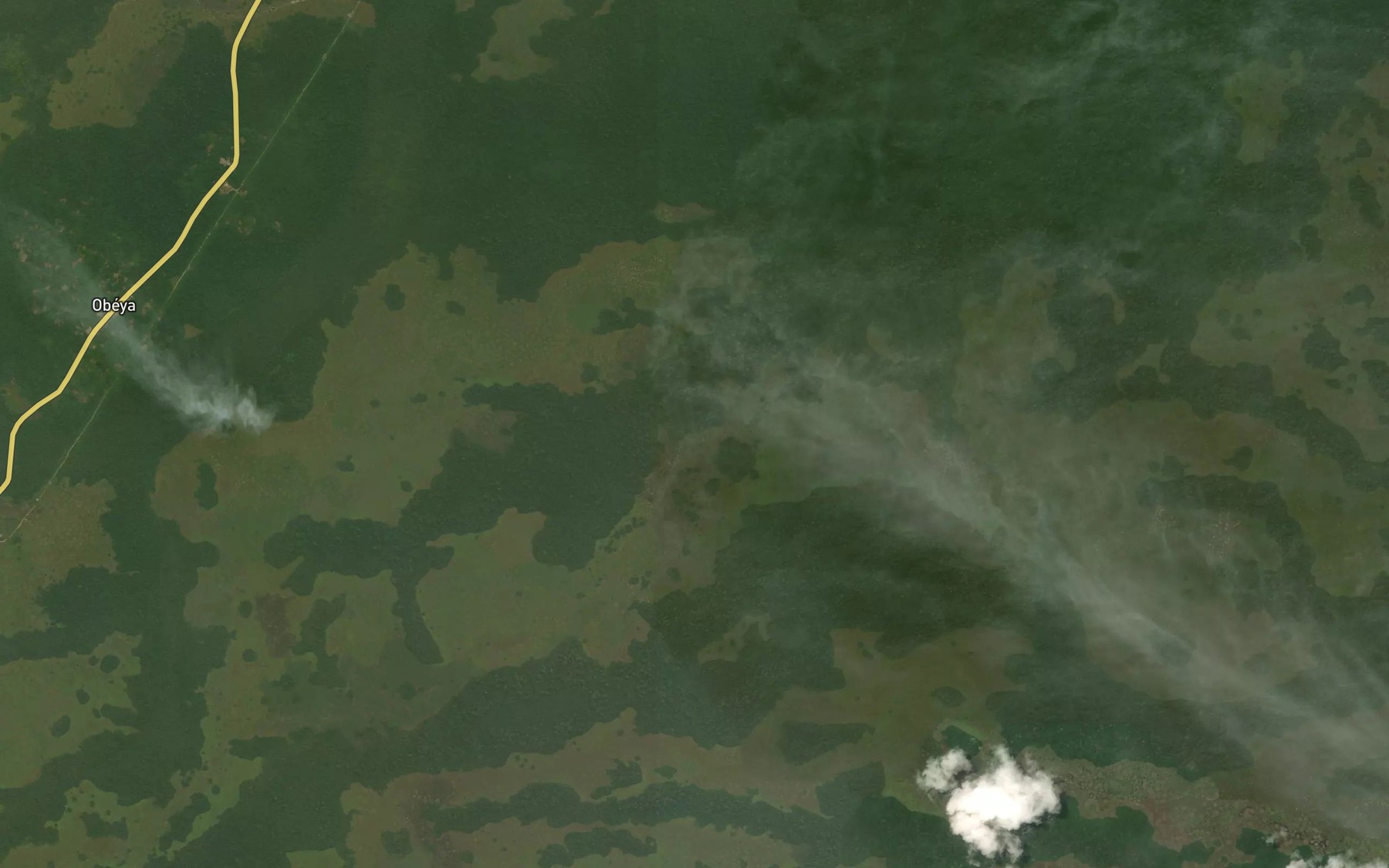 Satellite map of the Abali