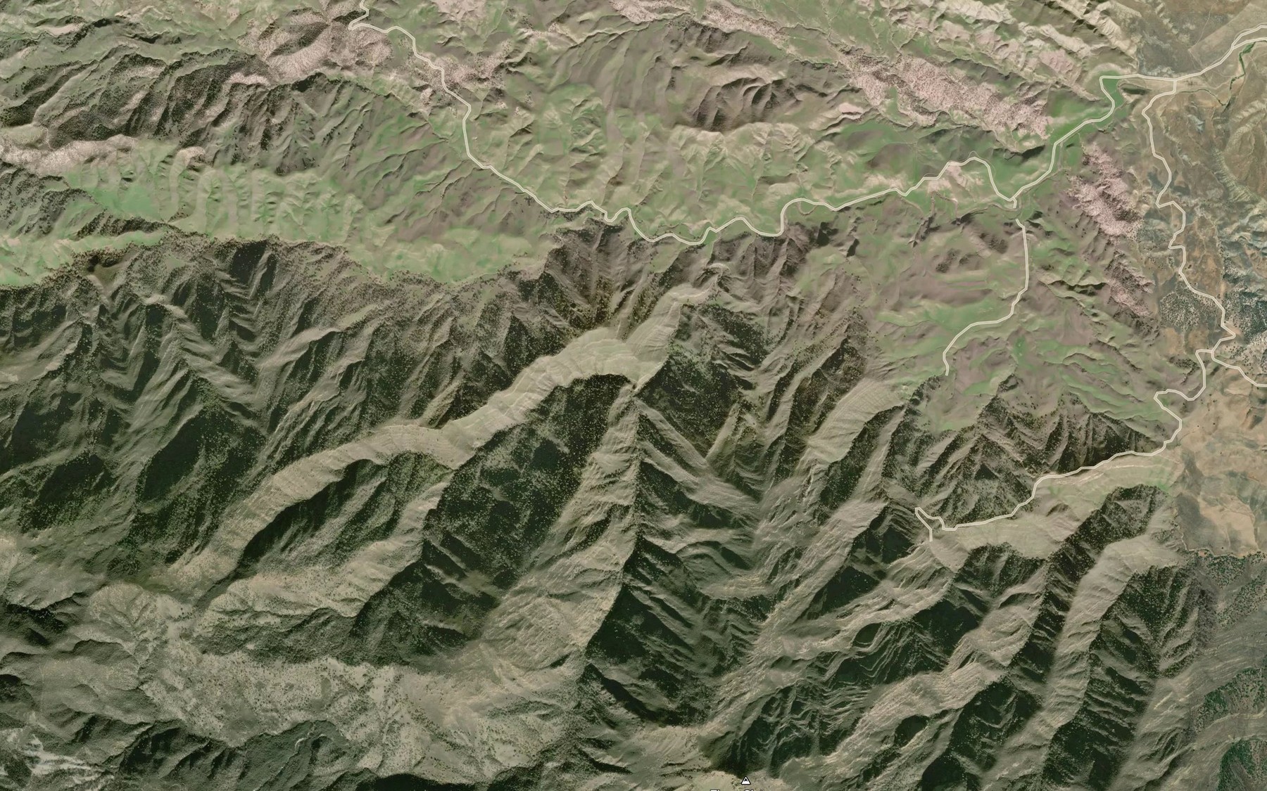 Satellite map of the Arroyo Venado