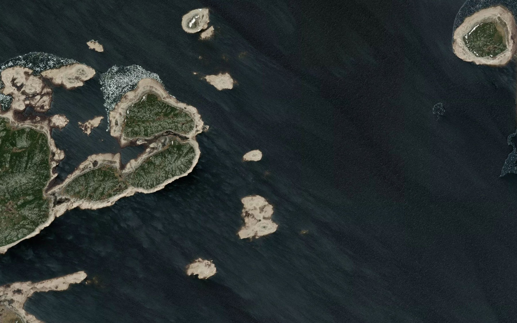 Satellite map of the Lac Vermeulle