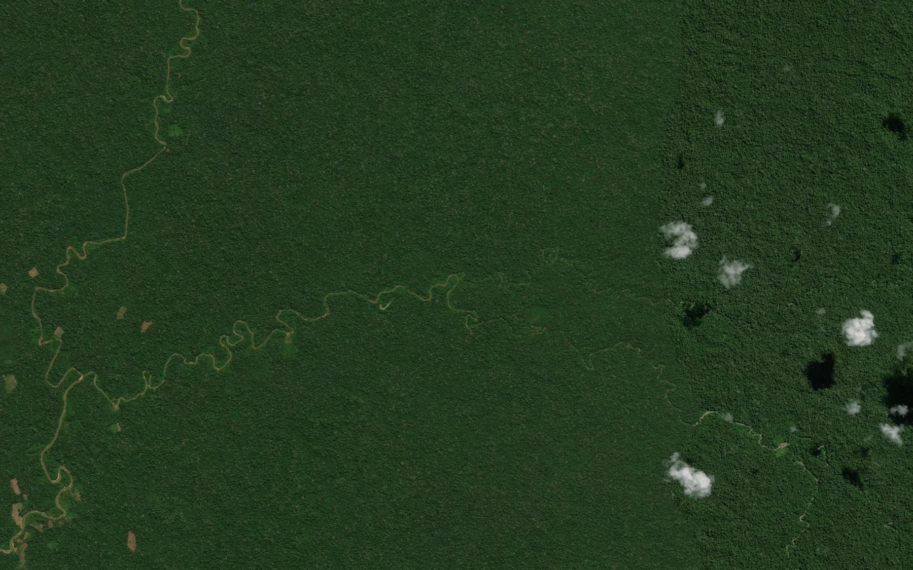 Satellite map of the Quebrada Joaquin Felix