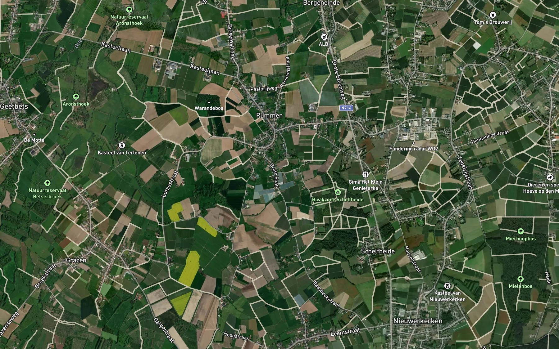 Satellite map of the Echelbeek