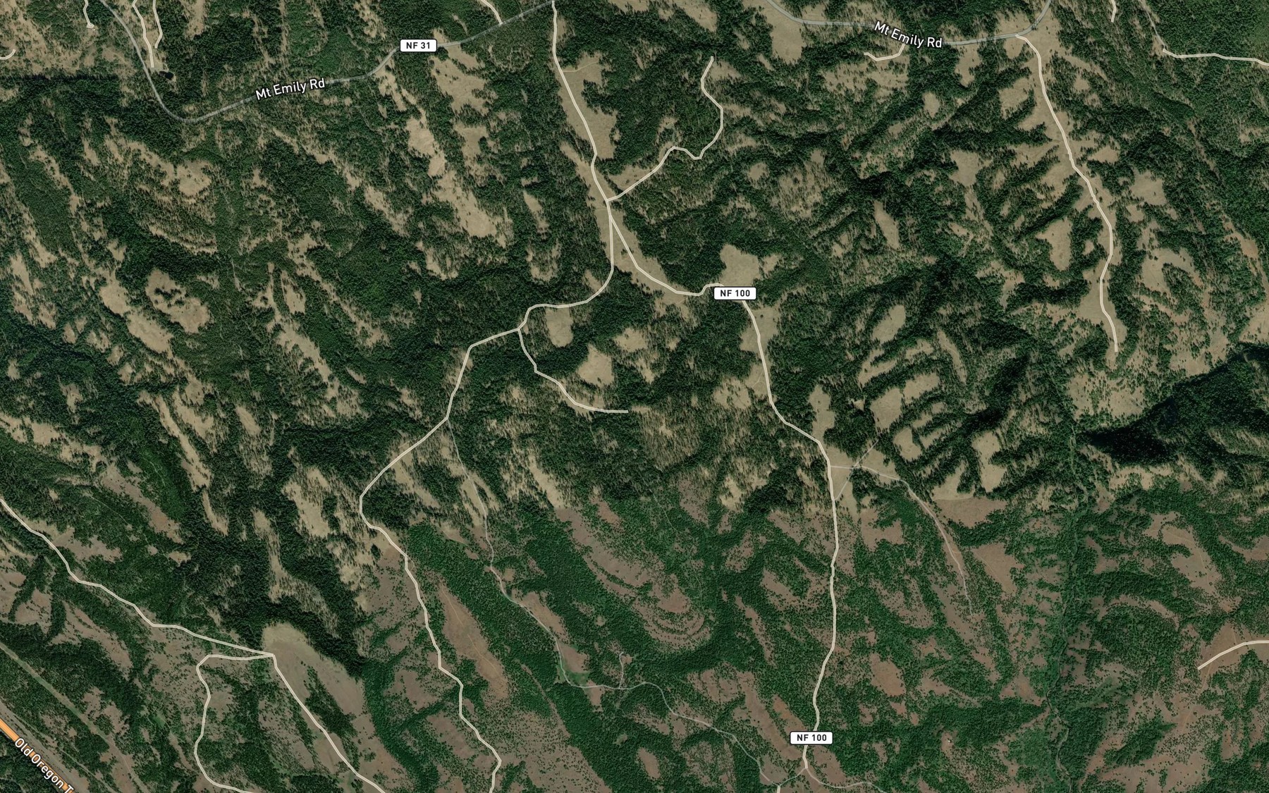 Satellite map of the Lansing Spring