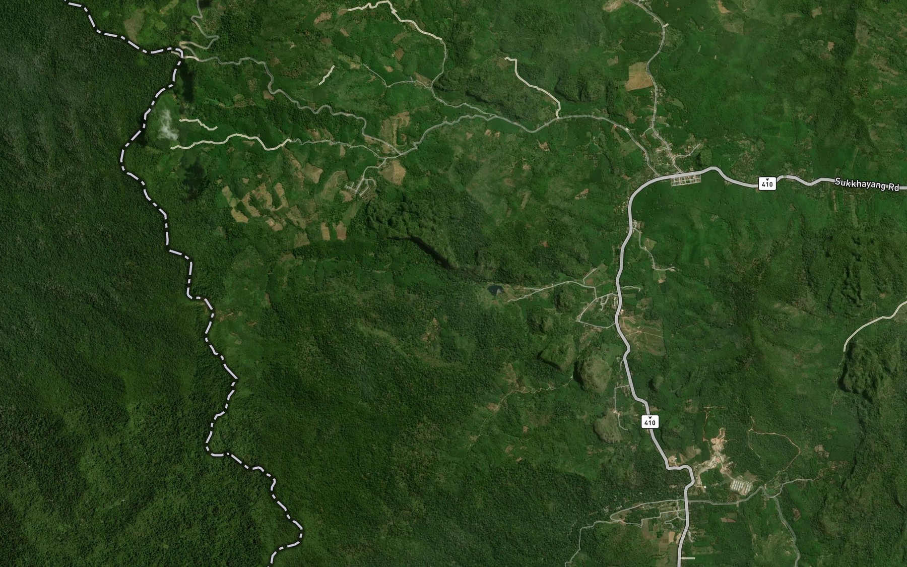 Satellite map of the Khlong Ma Le
