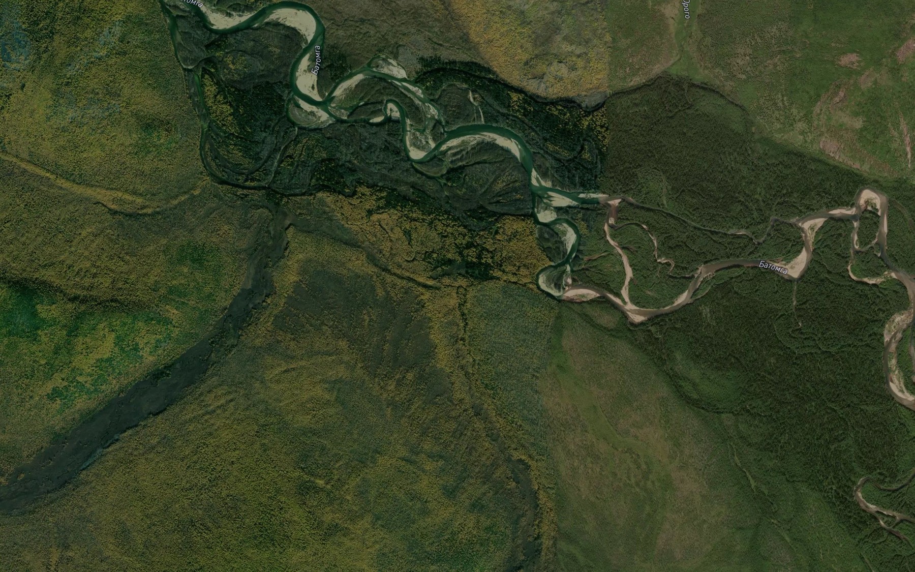 Satellite map of the Unylyy