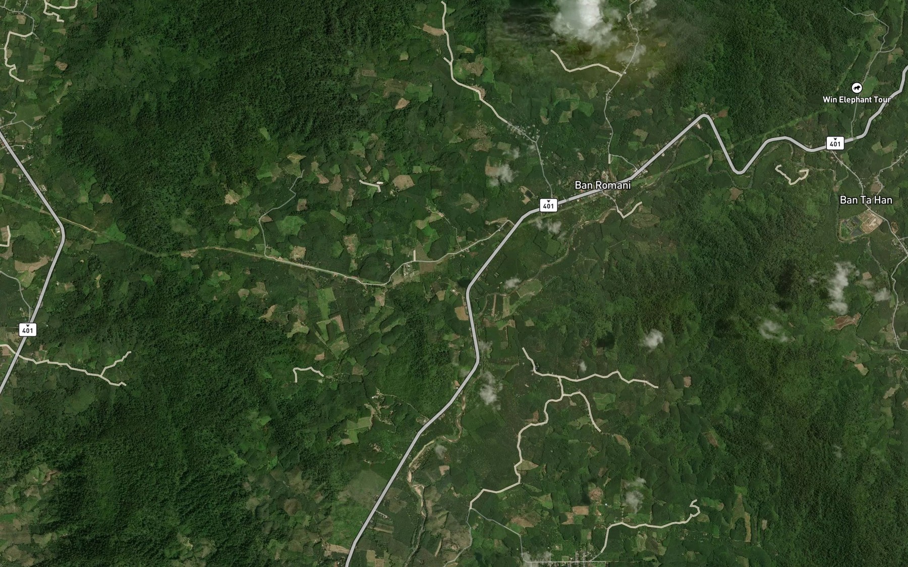 Satellite map of the Khlong Bang Khan