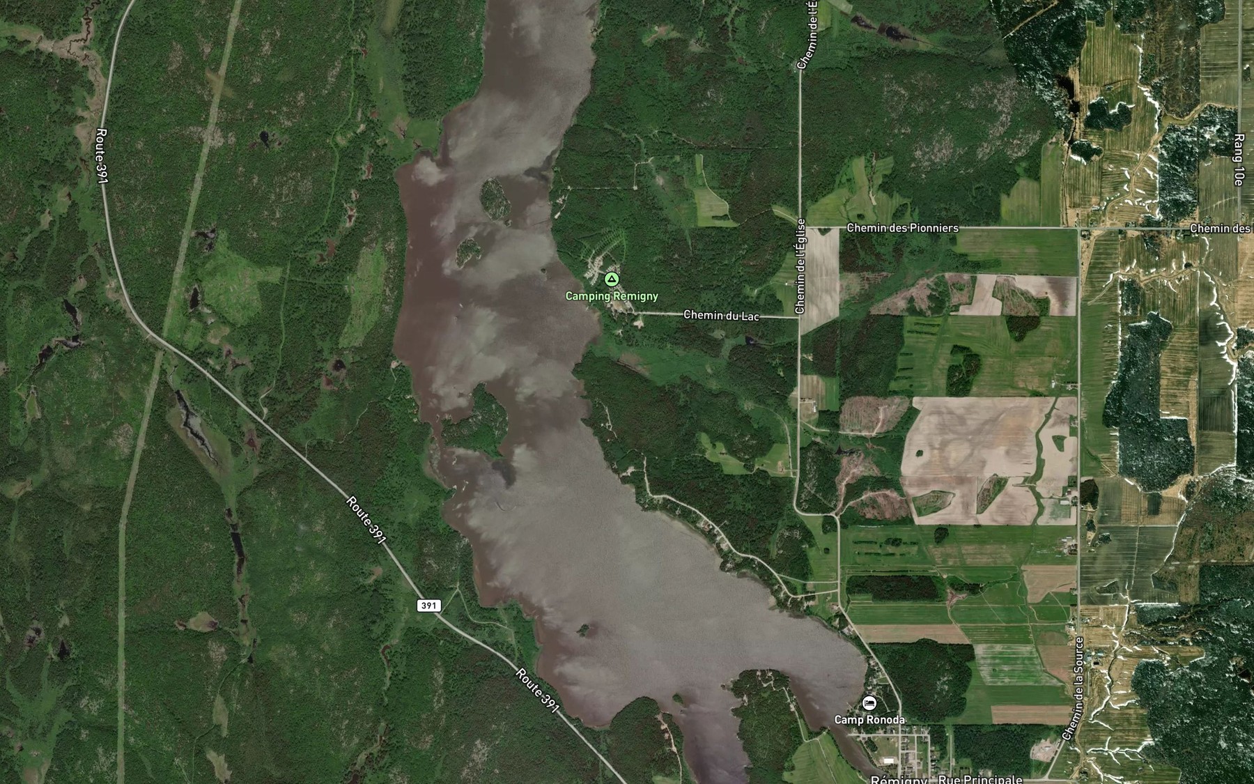 Satellite map of the Baie Laforge