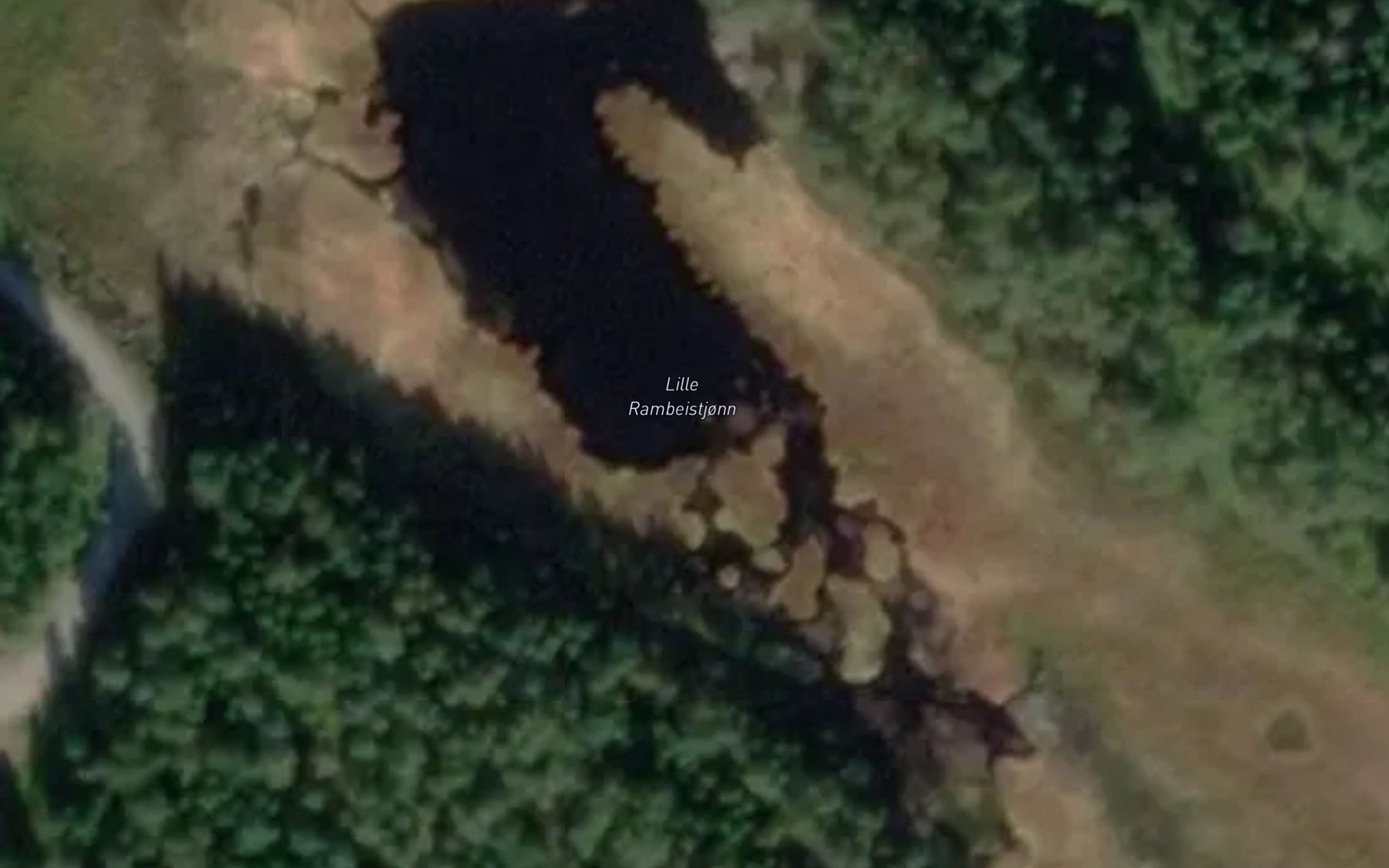 Satellite map of the Lille Rambeistjonn