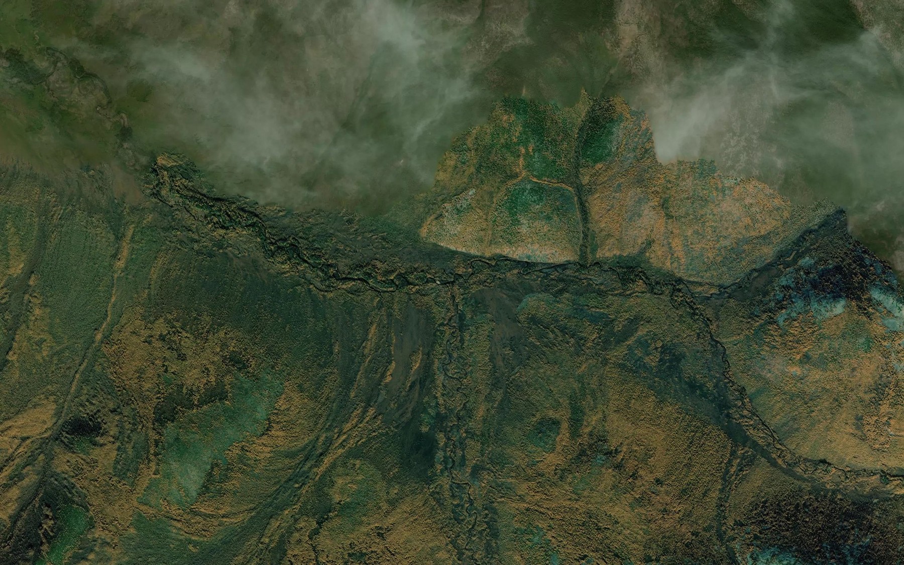 Satellite map of the Levyy Atyr