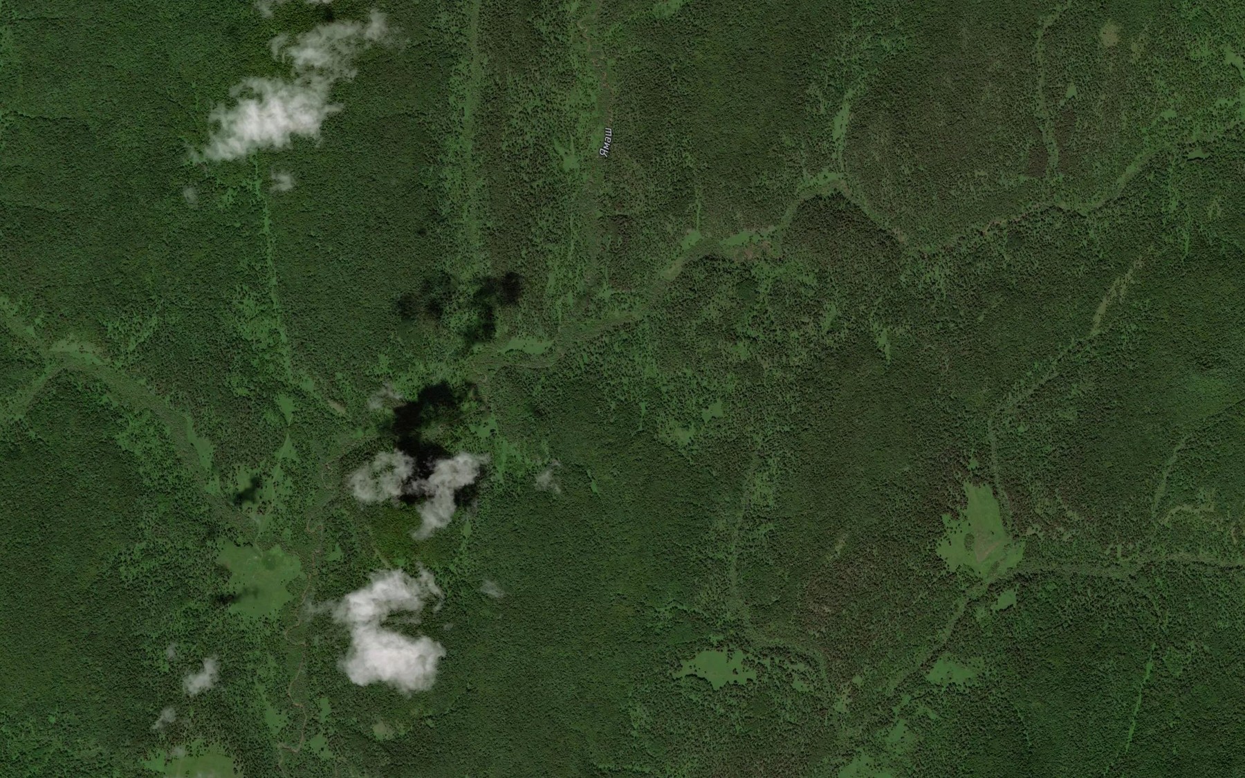 Satellite map of the Alys