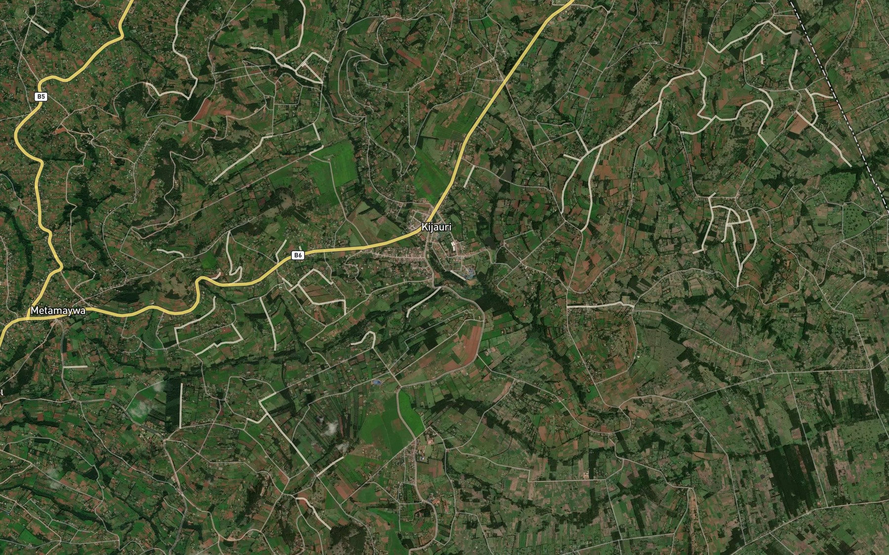 Satellite map of the Jesume