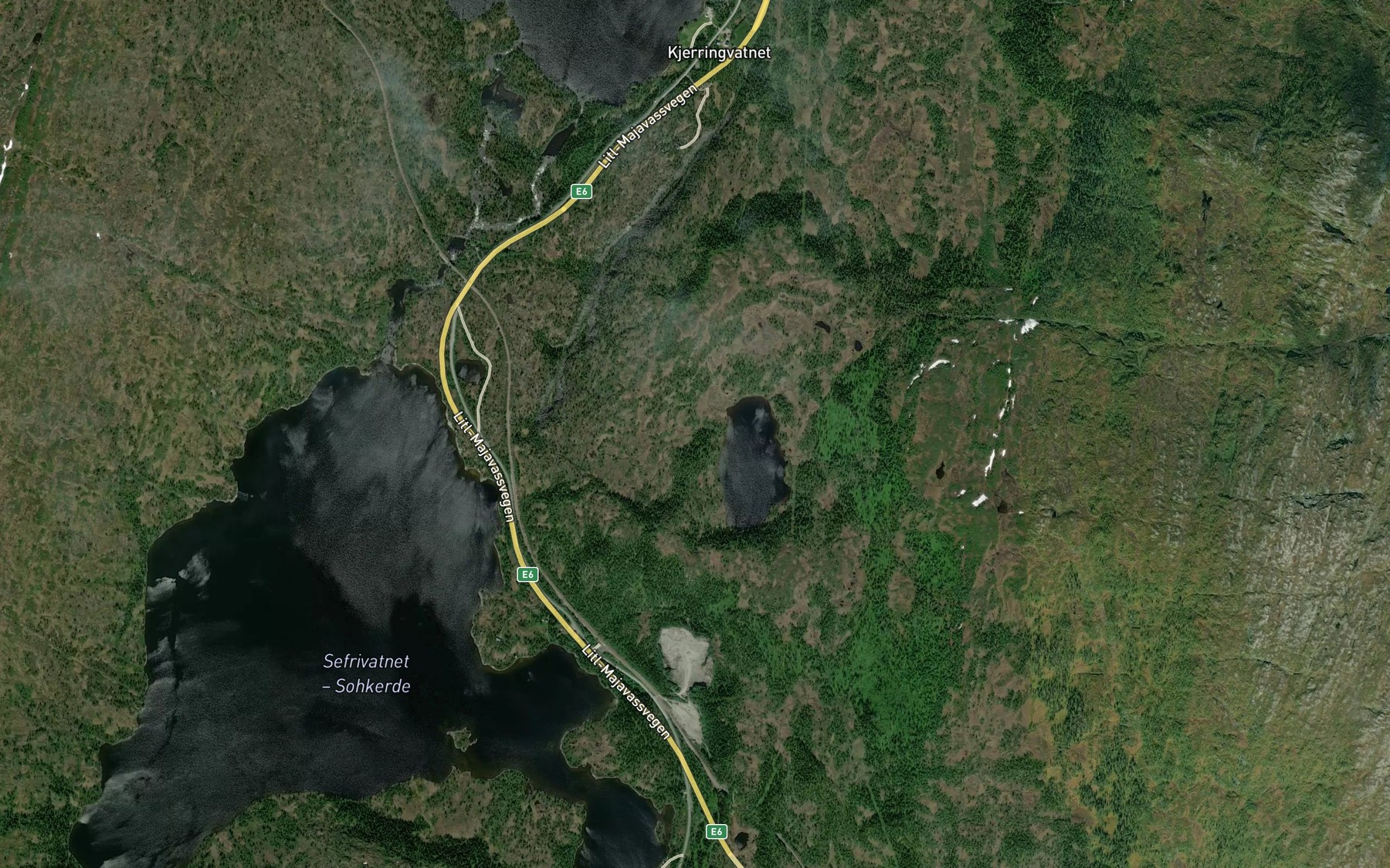 Satellite map of the Seterbekken