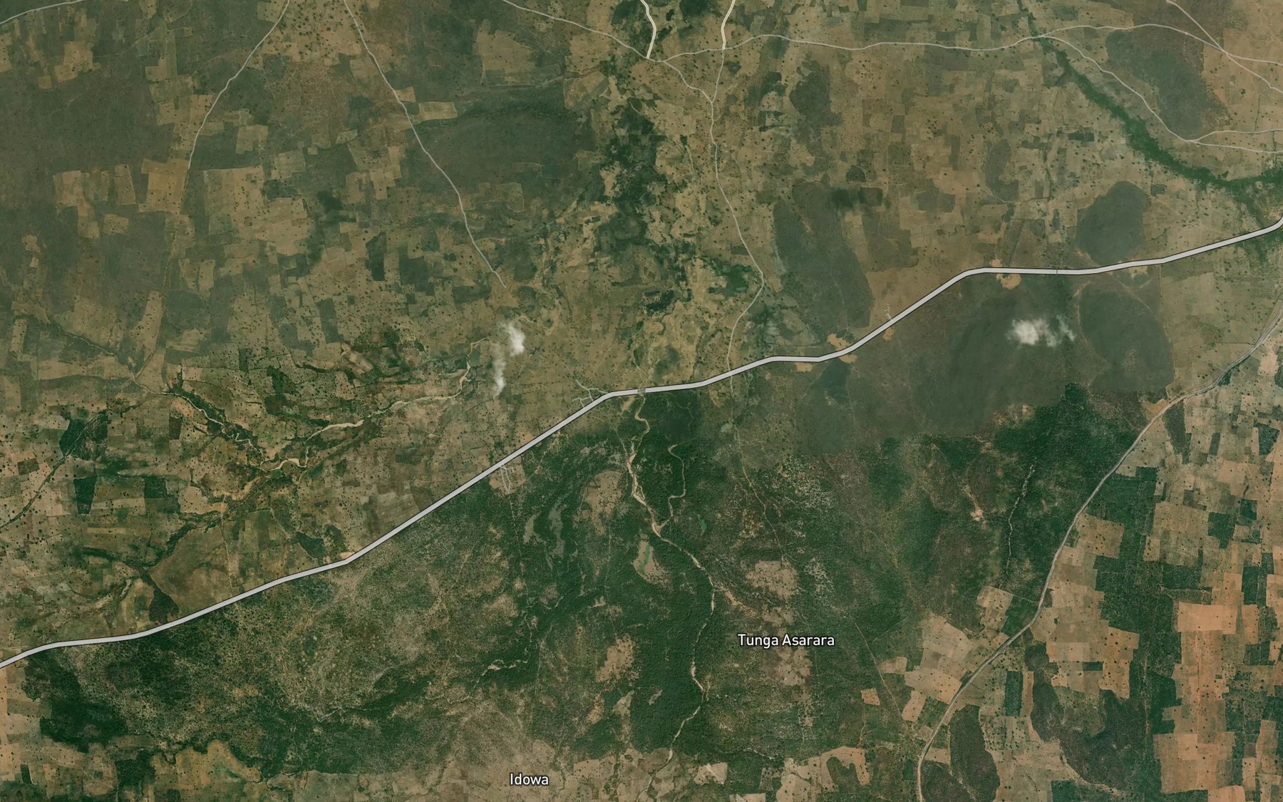 Satellite map of the River Yida Burego
