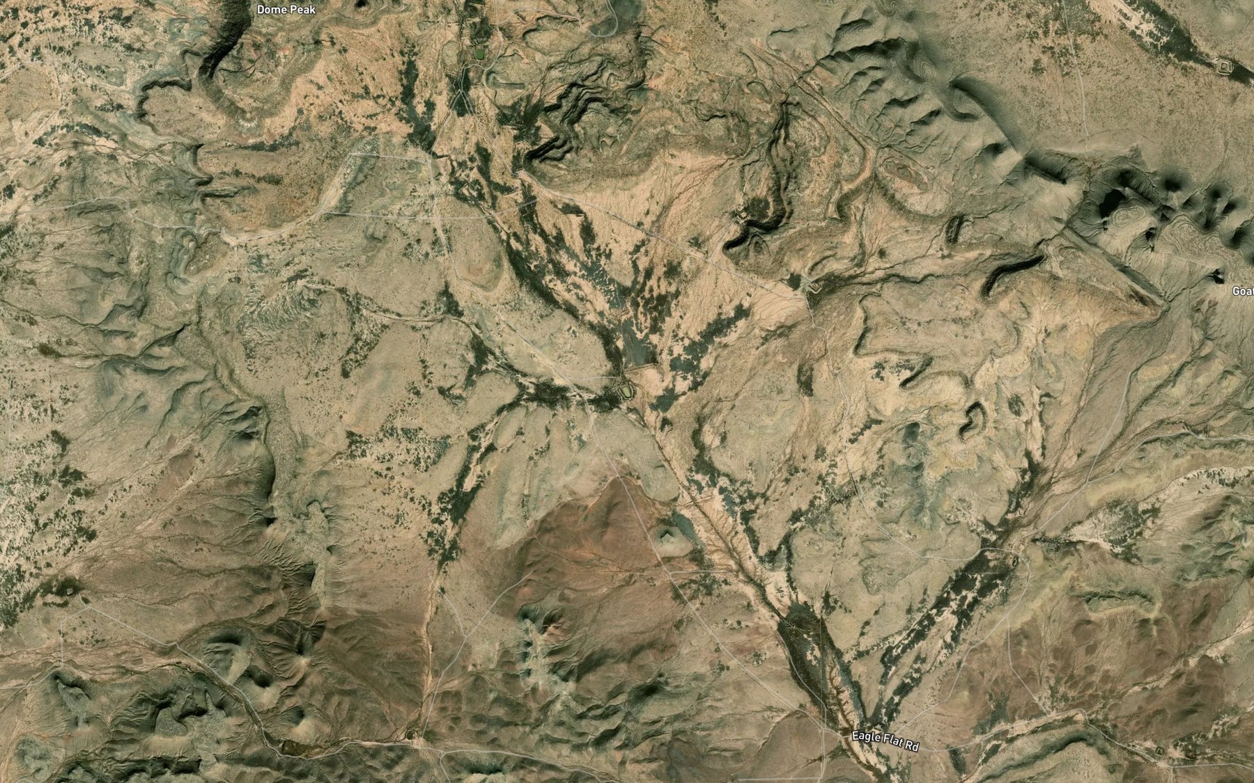 Satellite map of the South Pond