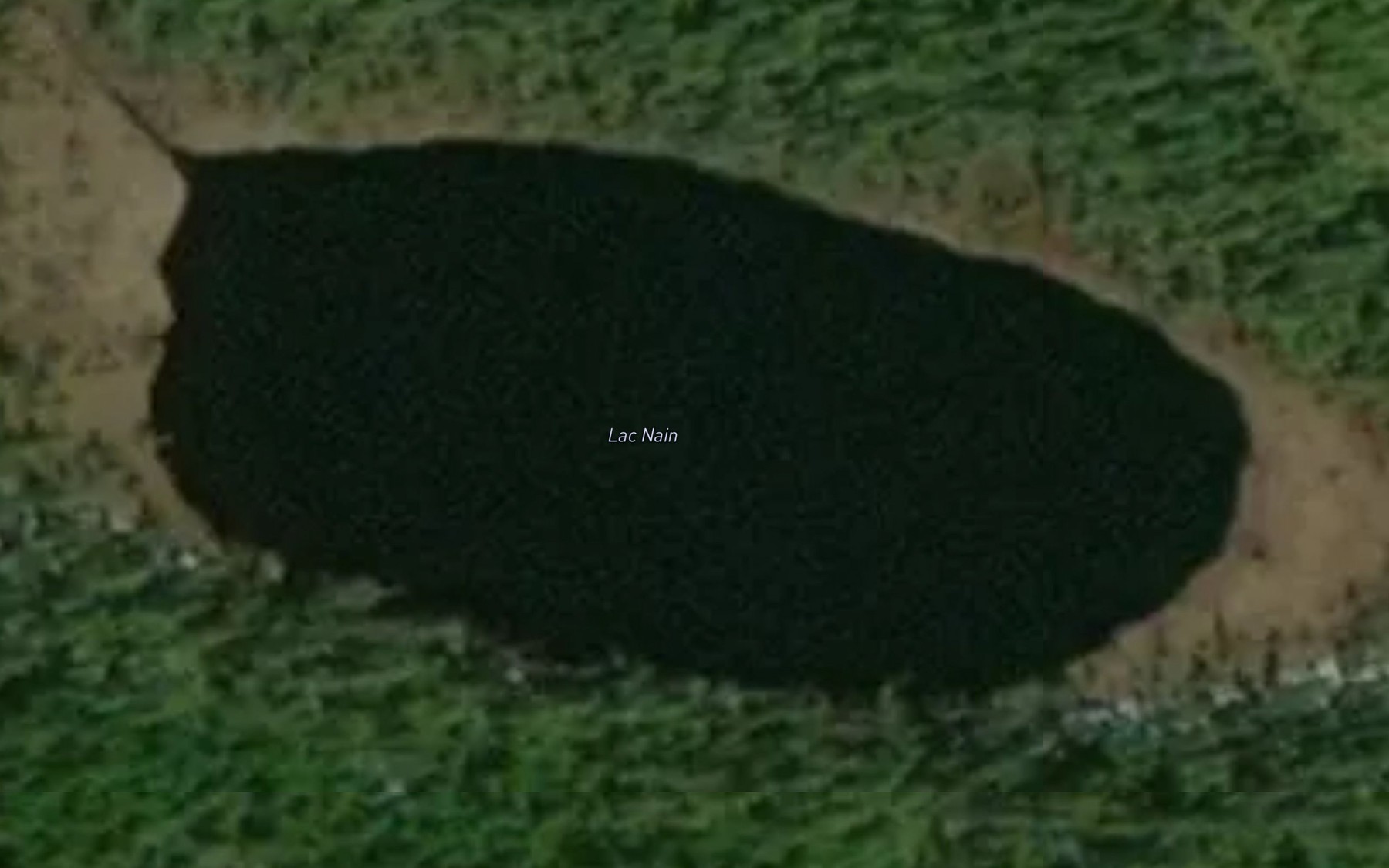 Satellite map of the Lac Nain