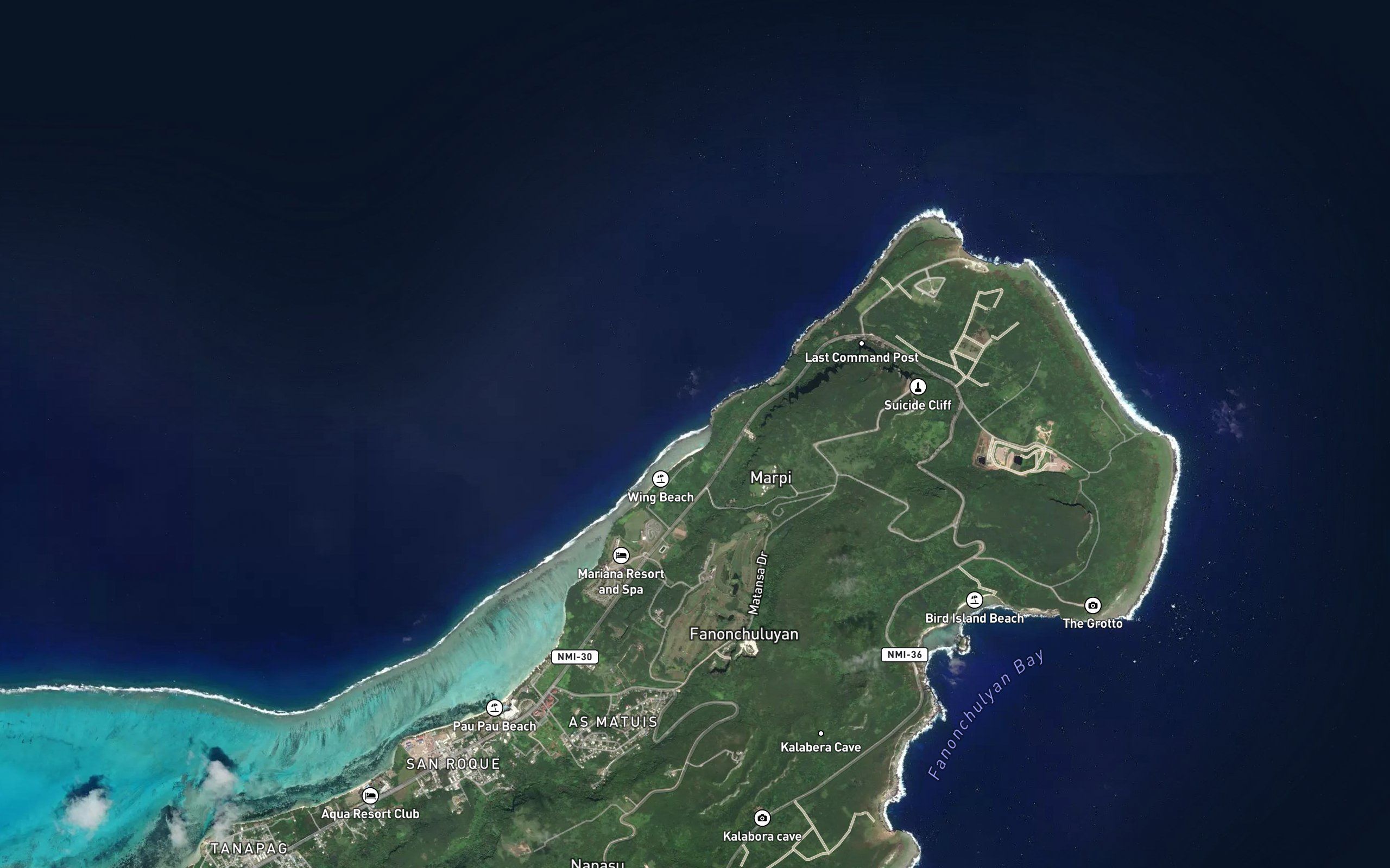 Tanapag Barrier Reef East End