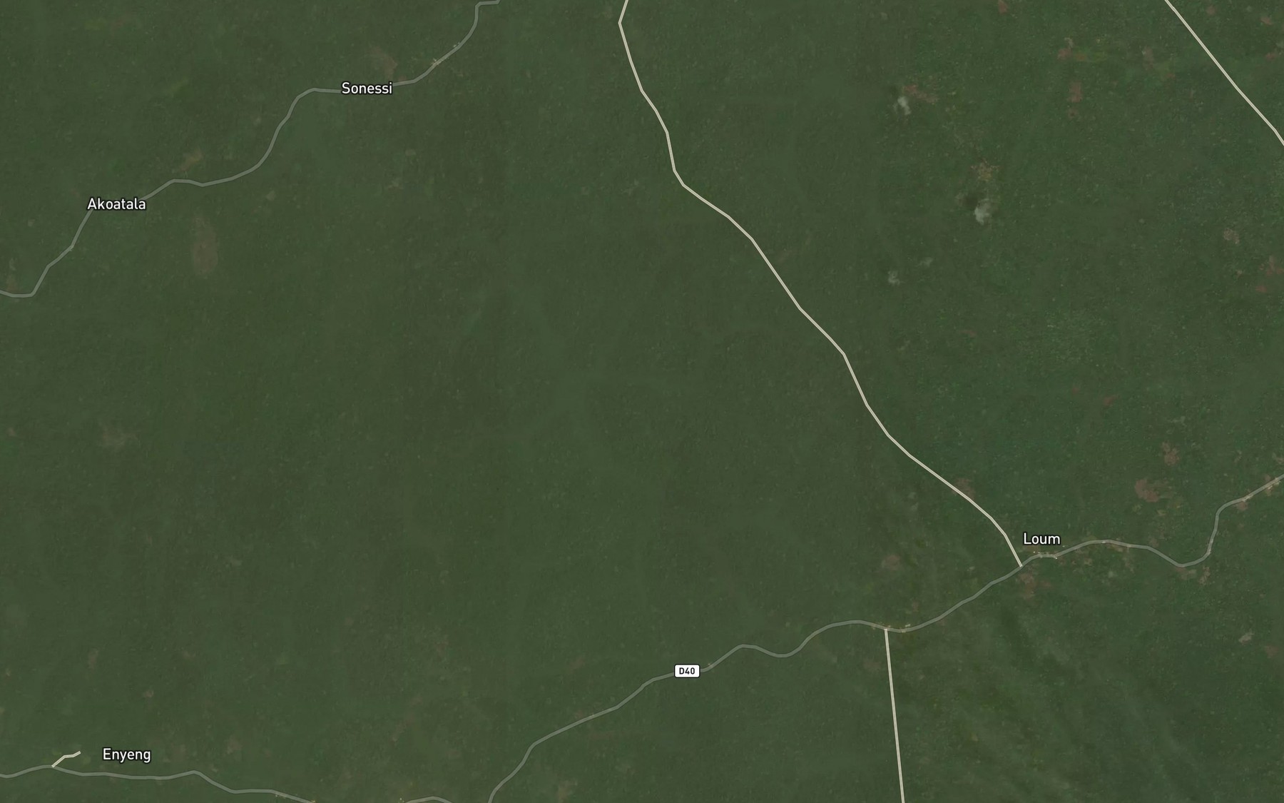 Satellite map of the Ngawom