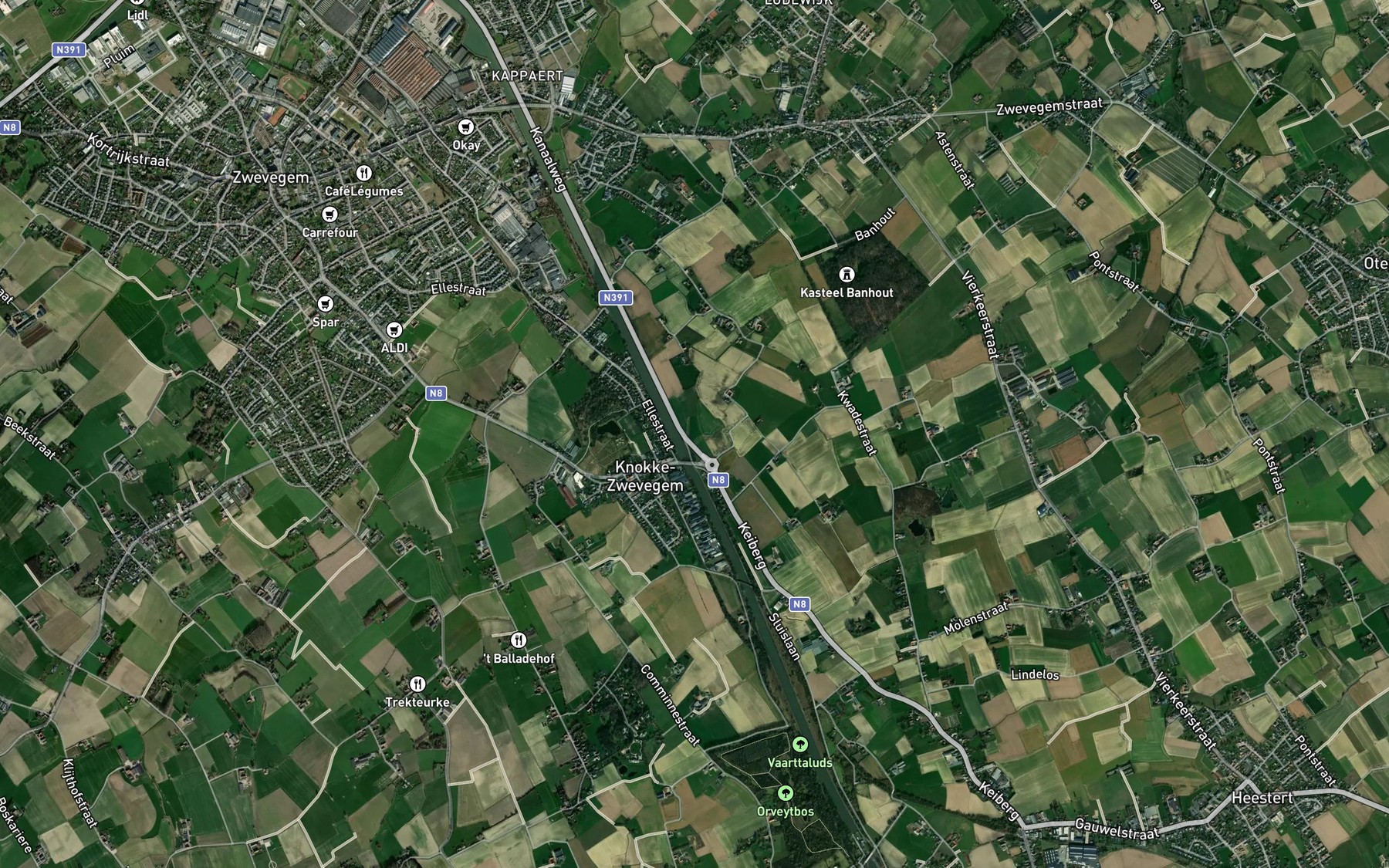 Satellite map of the Slijpbeek