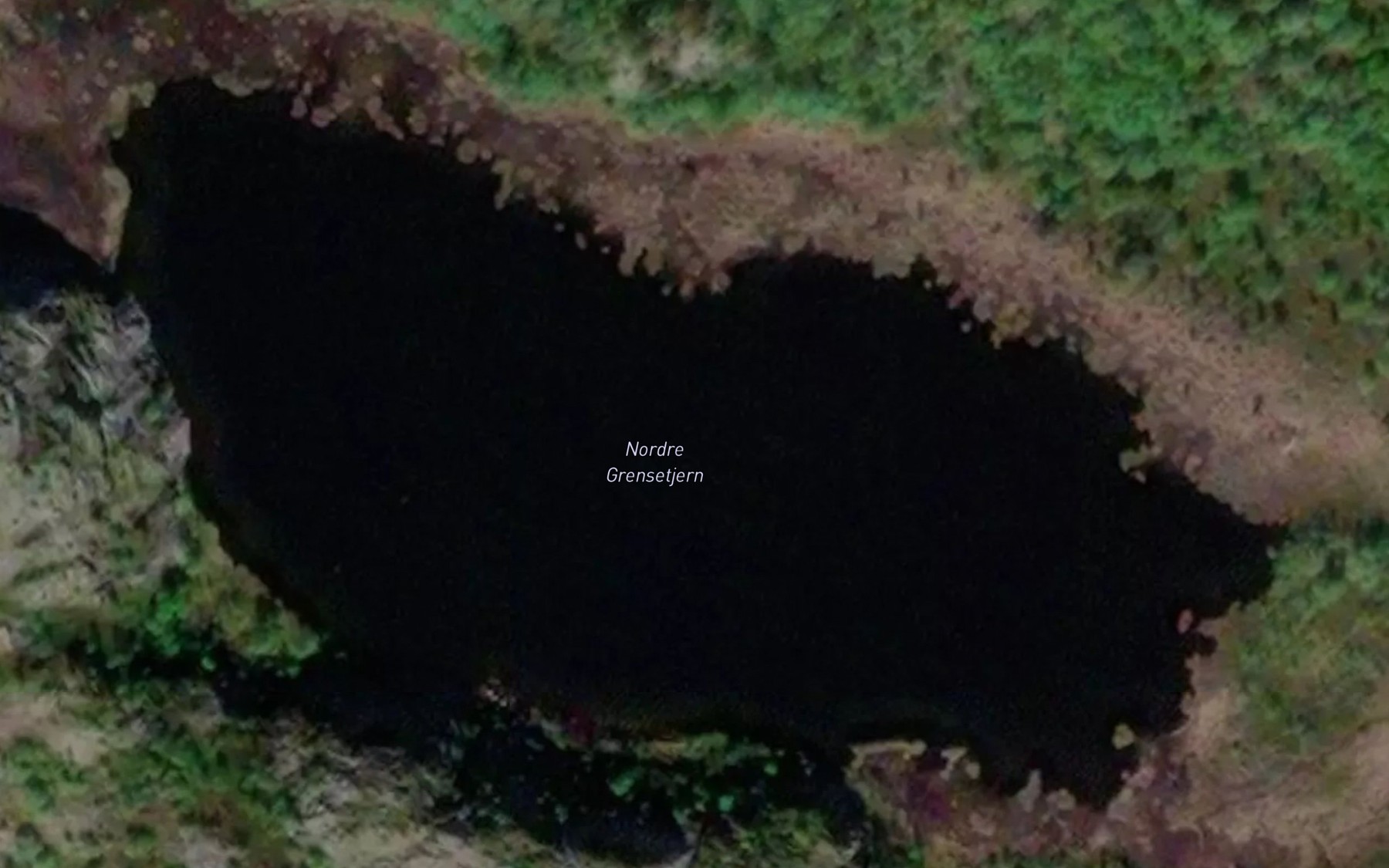 Satellite map of the Nordre Grensetjern