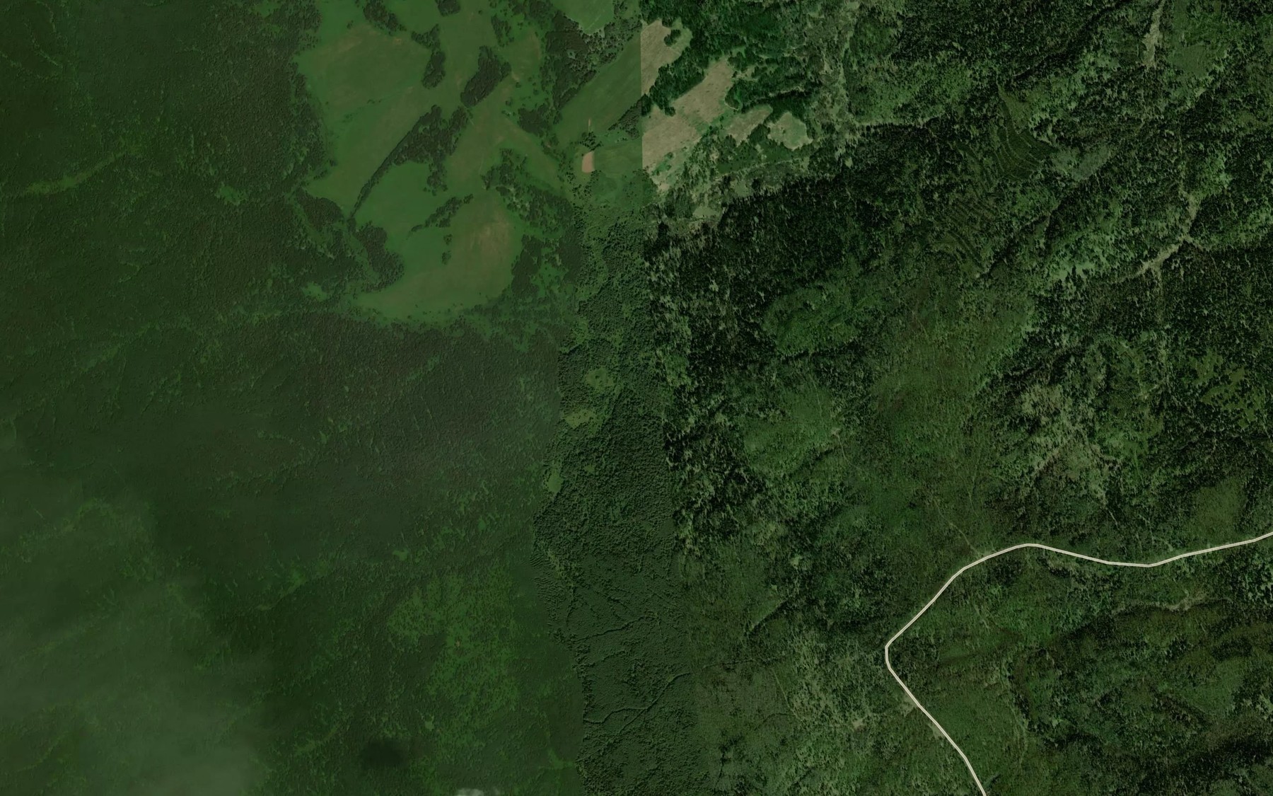 Satellite map of the Uglovaya