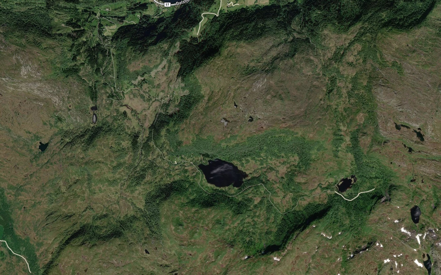 Satellite map of the Uraelva