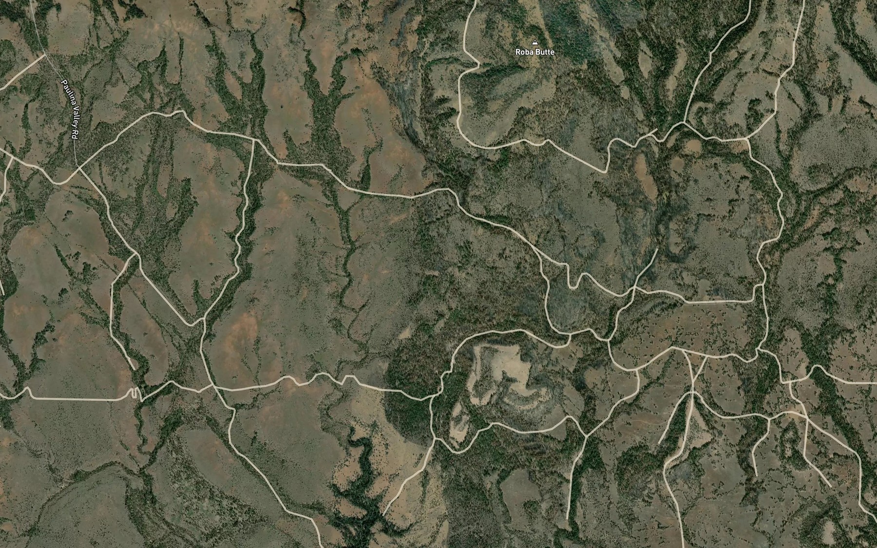 Satellite map of the Hook Reservoir