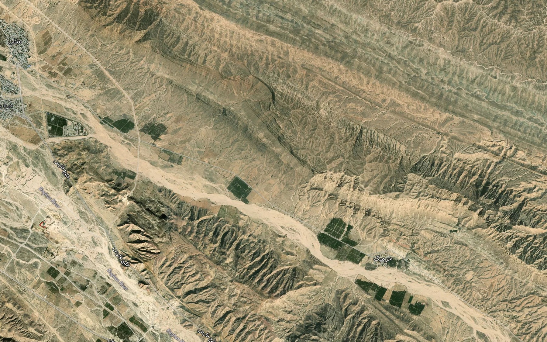 Satellite map of the Cheshmeh-ye Katatu