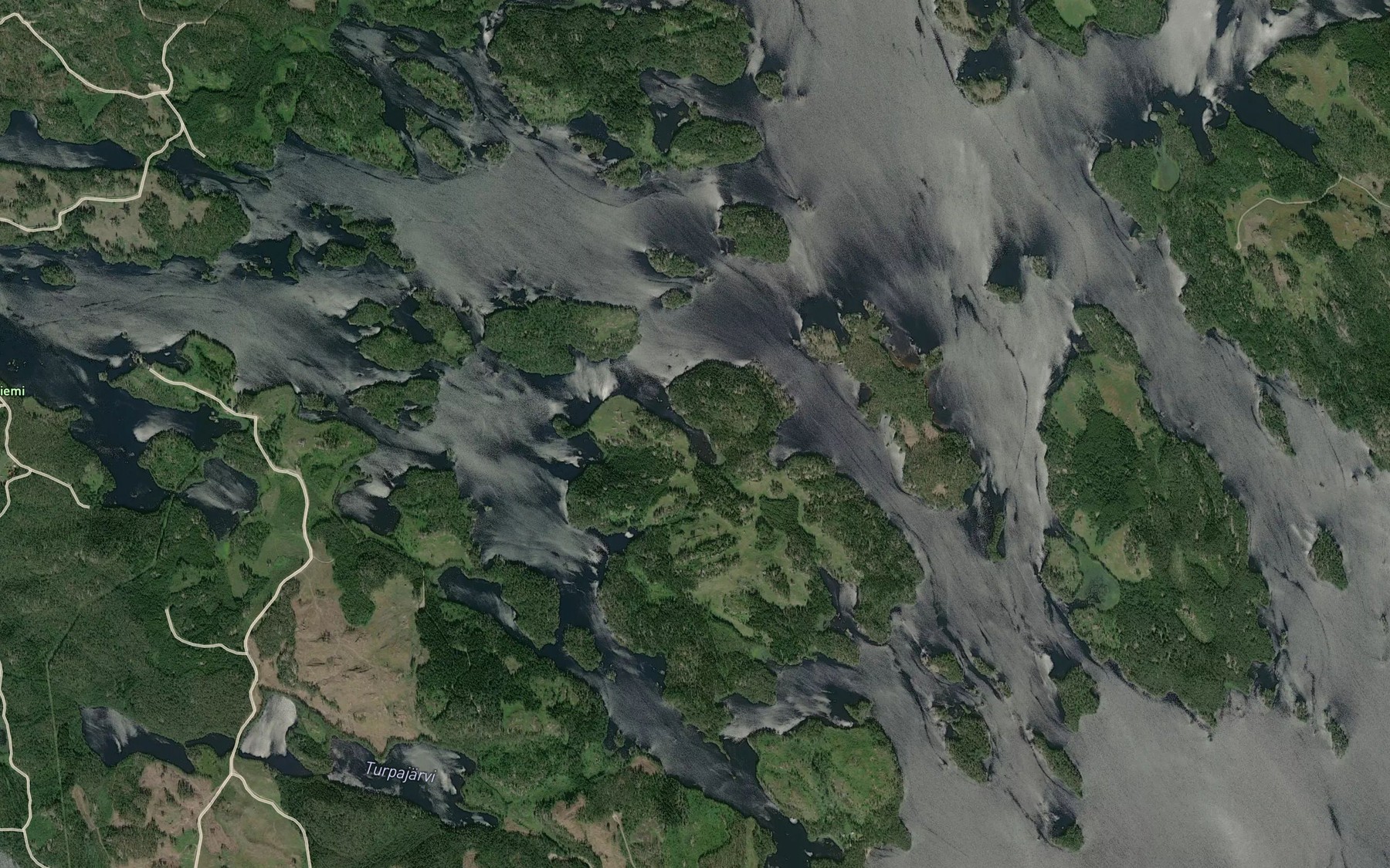 Satellite map of the Kortelahti