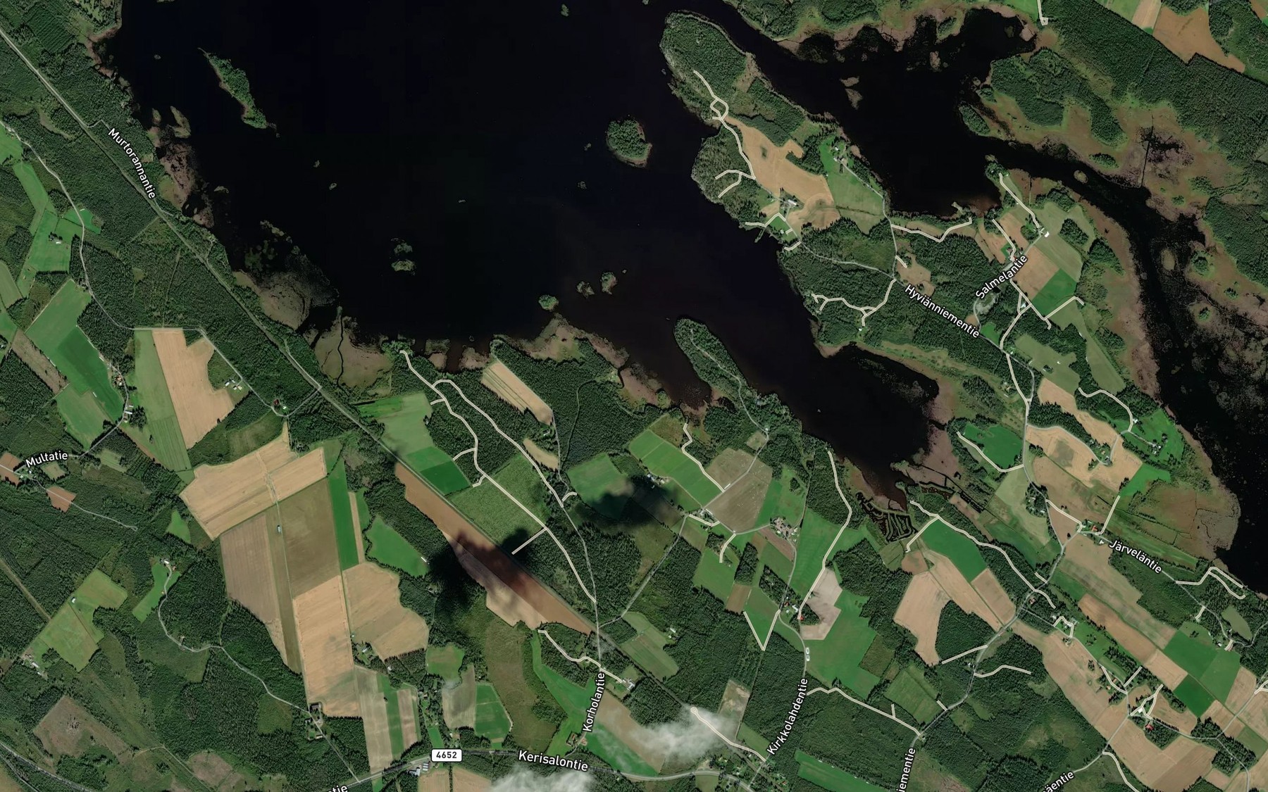 Satellite map of the Huuponluhta