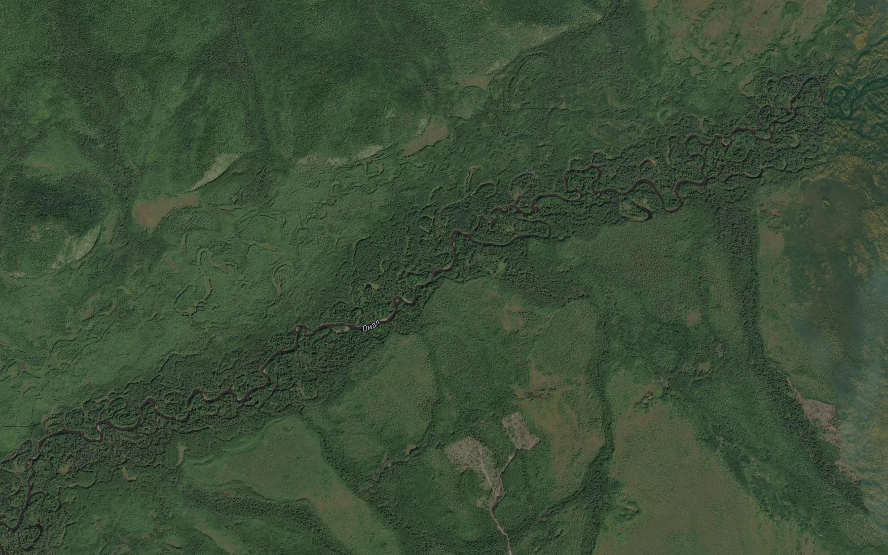Satellite map of the Rogatyy