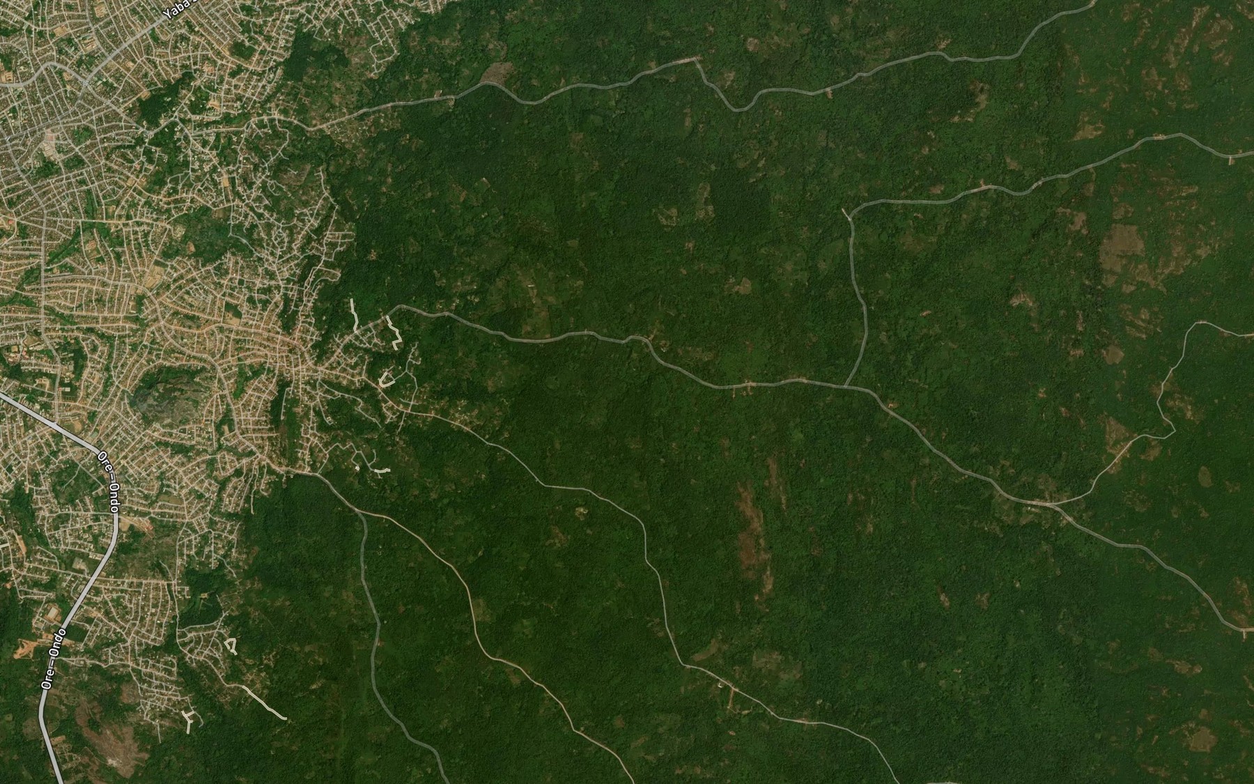 Satellite map of the River Aise