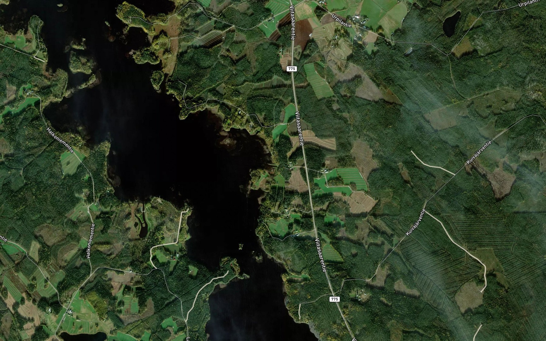Satellite map of the Kapulapuro