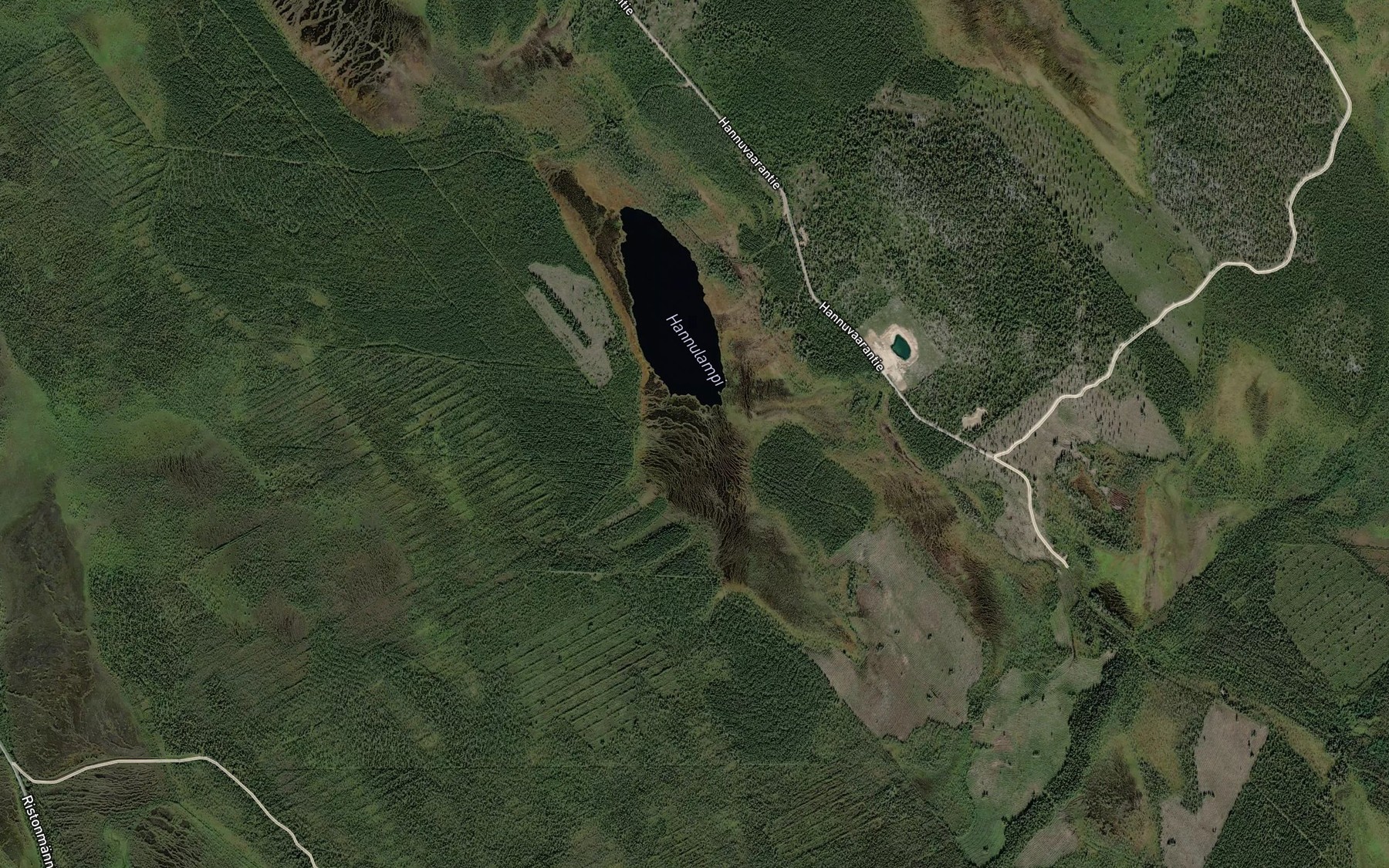 Satellite map of the Hannulampi