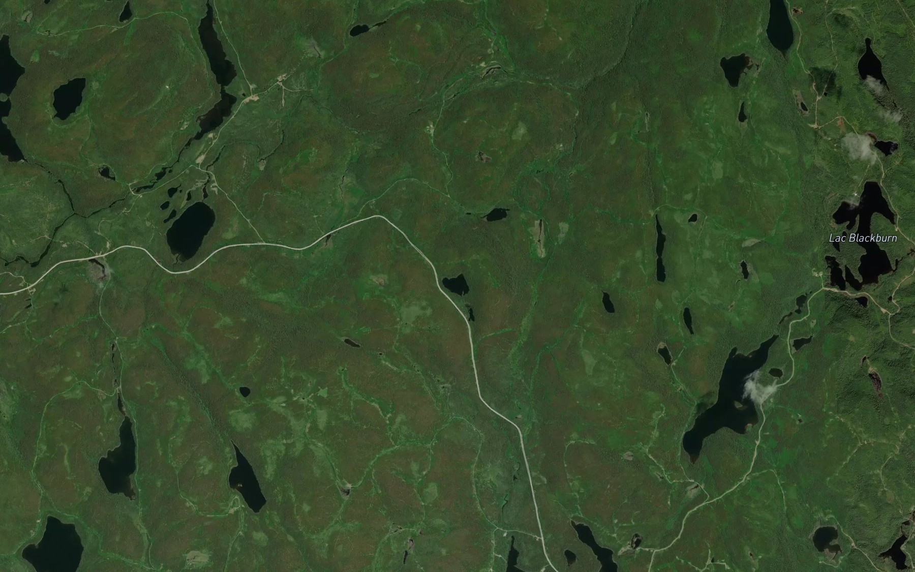 Satellite map of the Lac Loin