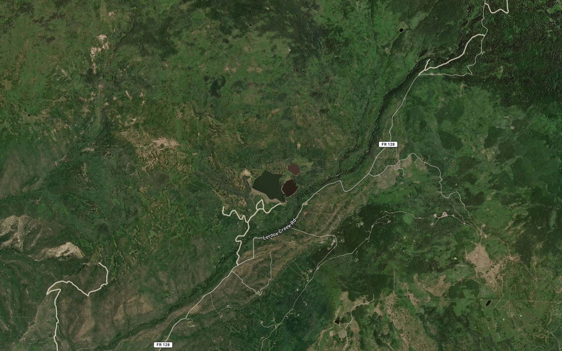 Satellite map of the Patterson Reservoir Number 2
