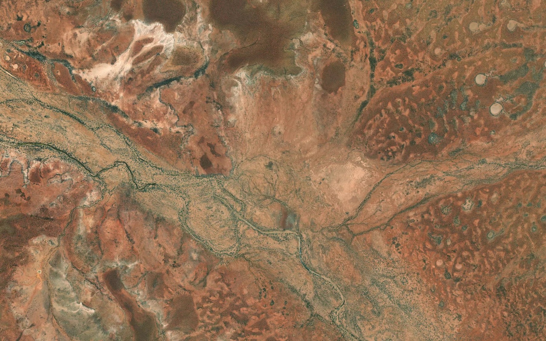 Satellite map of the Lower Yallaloonga