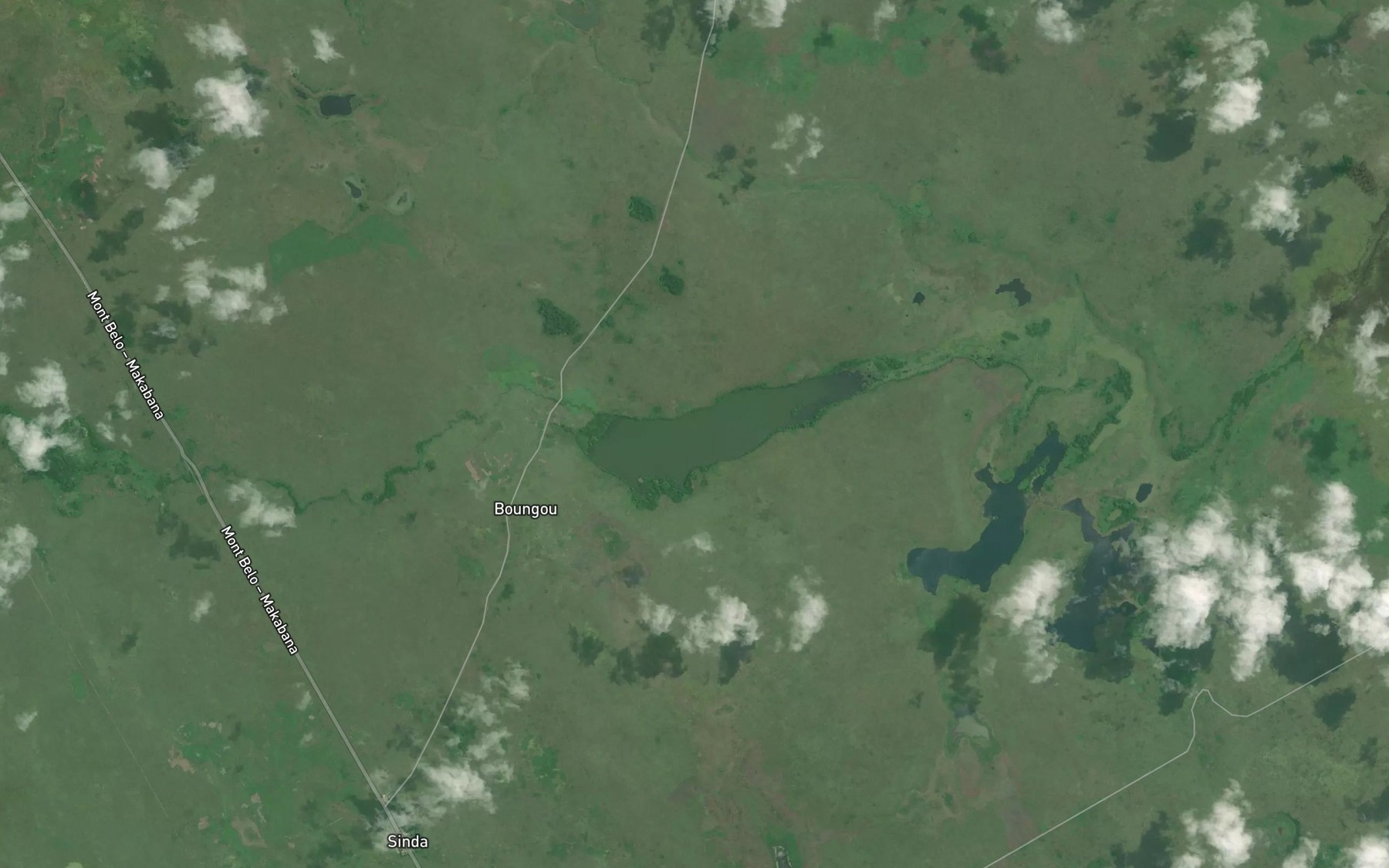 Satellite map of the Sinda