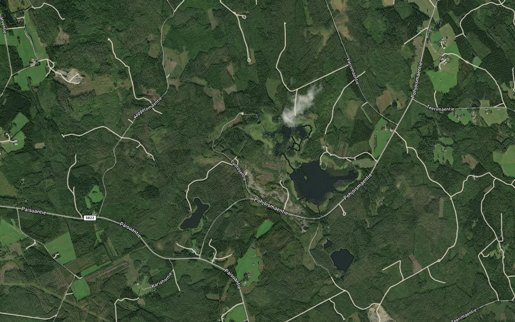 Satellite map of the Luotonen