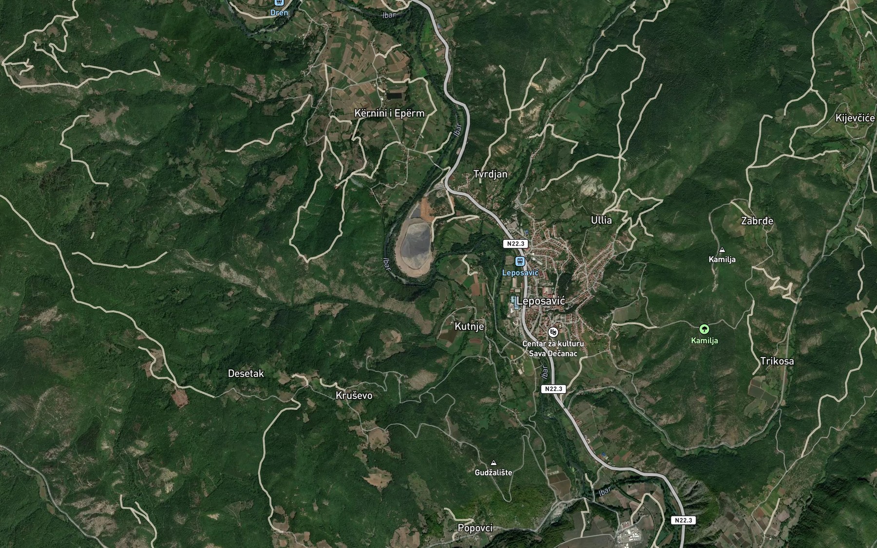Satellite map of the Lumi Jovorit