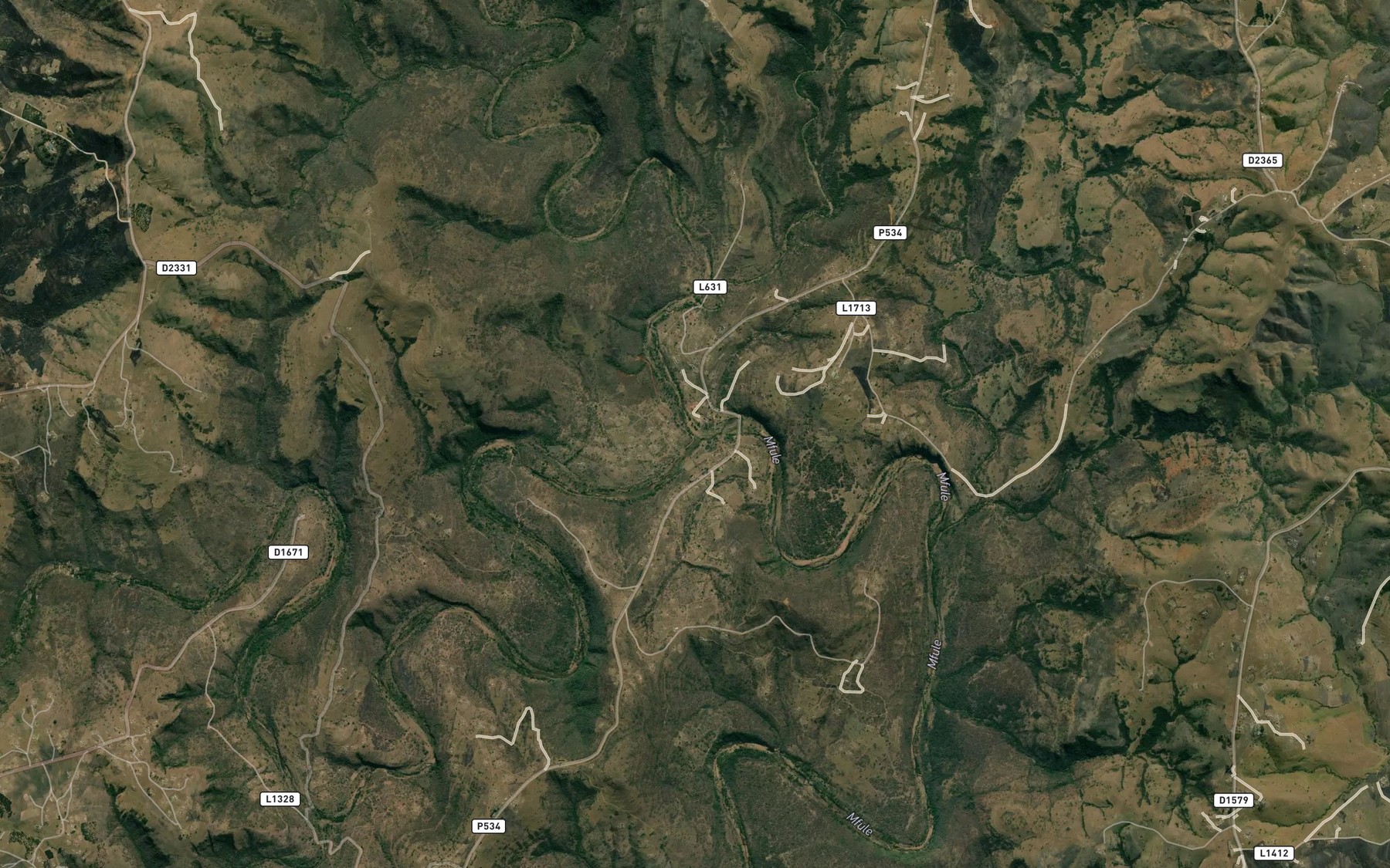 Satellite map of the Nhlozane
