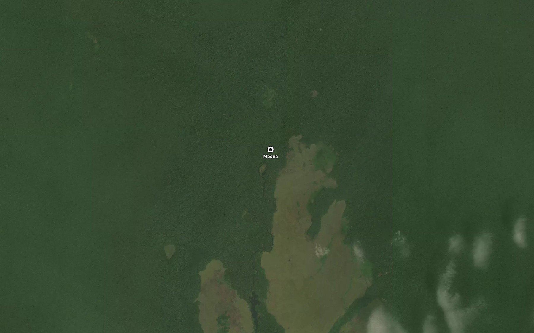 Satellite map of the Boufandza