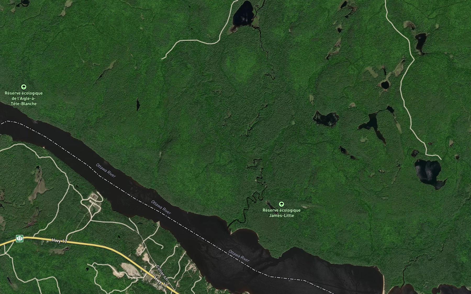 Satellite map of the Ruisseau Boom