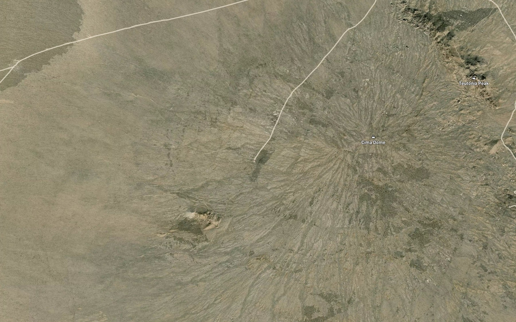 Satellite map of the Deer Spring