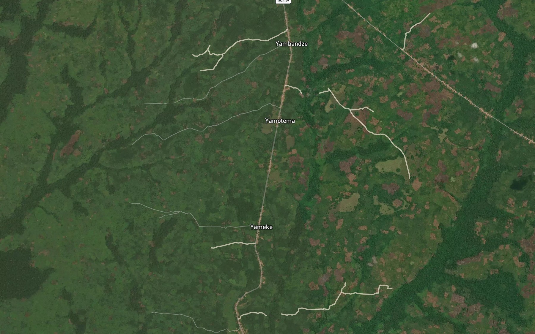 Satellite map of the Yalokolu